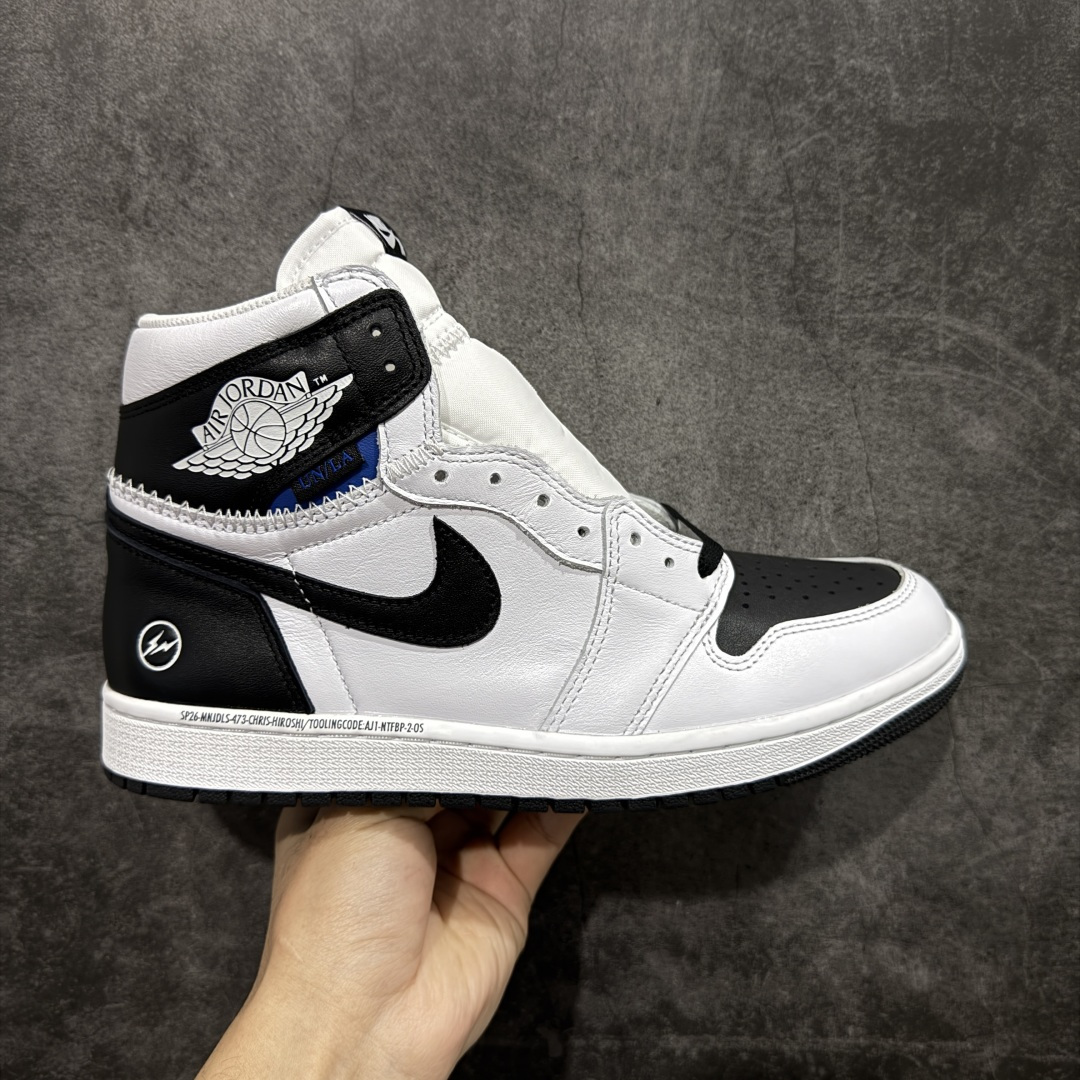 fragment design × UNION × Nike Air Jordan 1 Retro High OG "Black/White"(II7282-100)