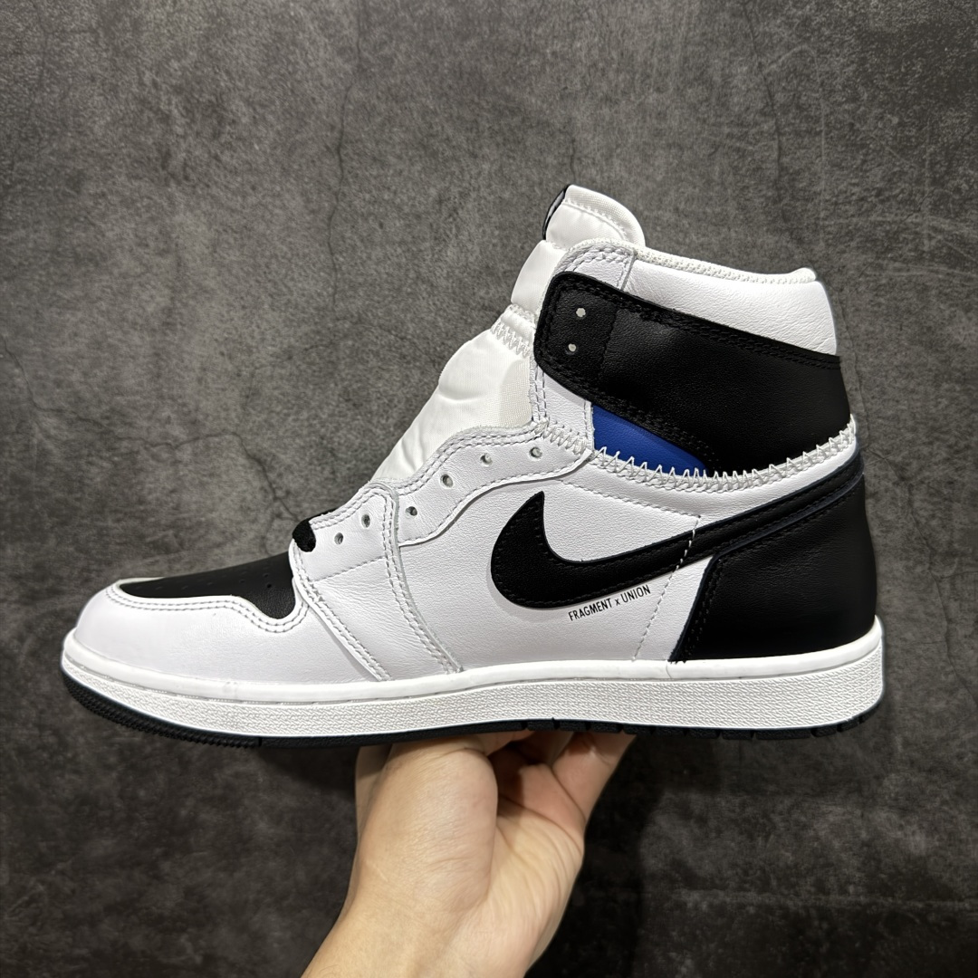 fragment design × UNION × Nike Air Jordan 1 Retro High OG "Black/White"(II7282-100)
