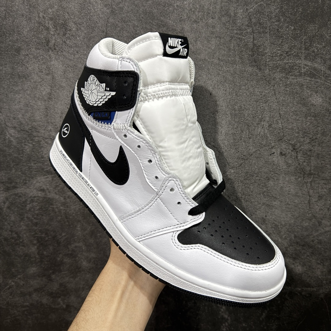 fragment design × UNION × Nike Air Jordan 1 Retro High OG "Black/White"(II7282-100)