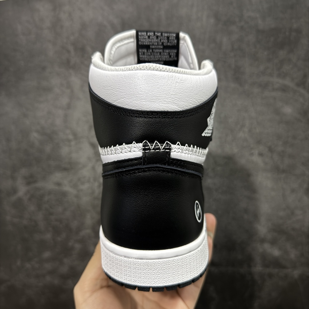 fragment design × UNION × Nike Air Jordan 1 Retro High OG "Black/White"(II7282-100)