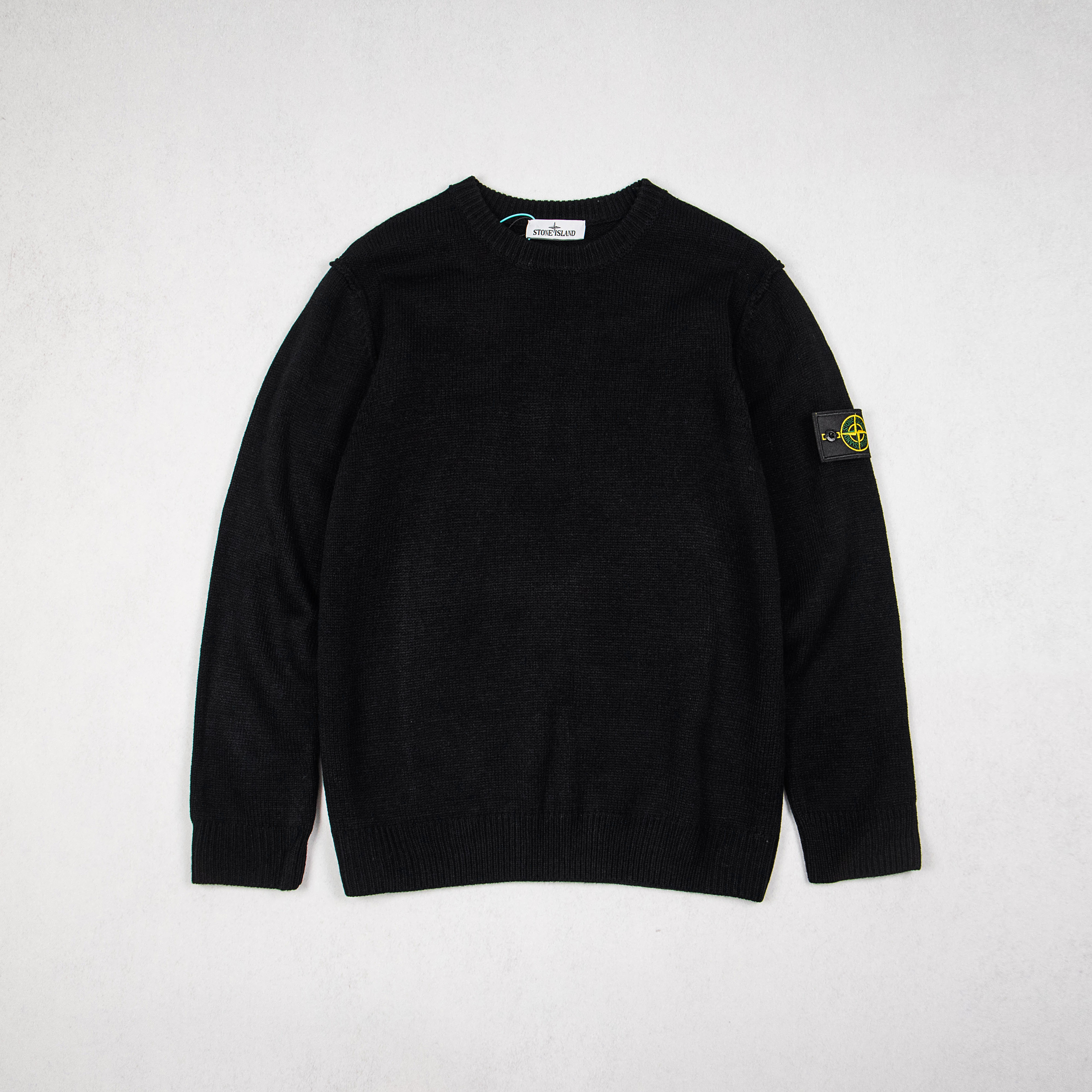 STONE ISLANDLambswool Crew Neck Knit（7715508A3-V0029）