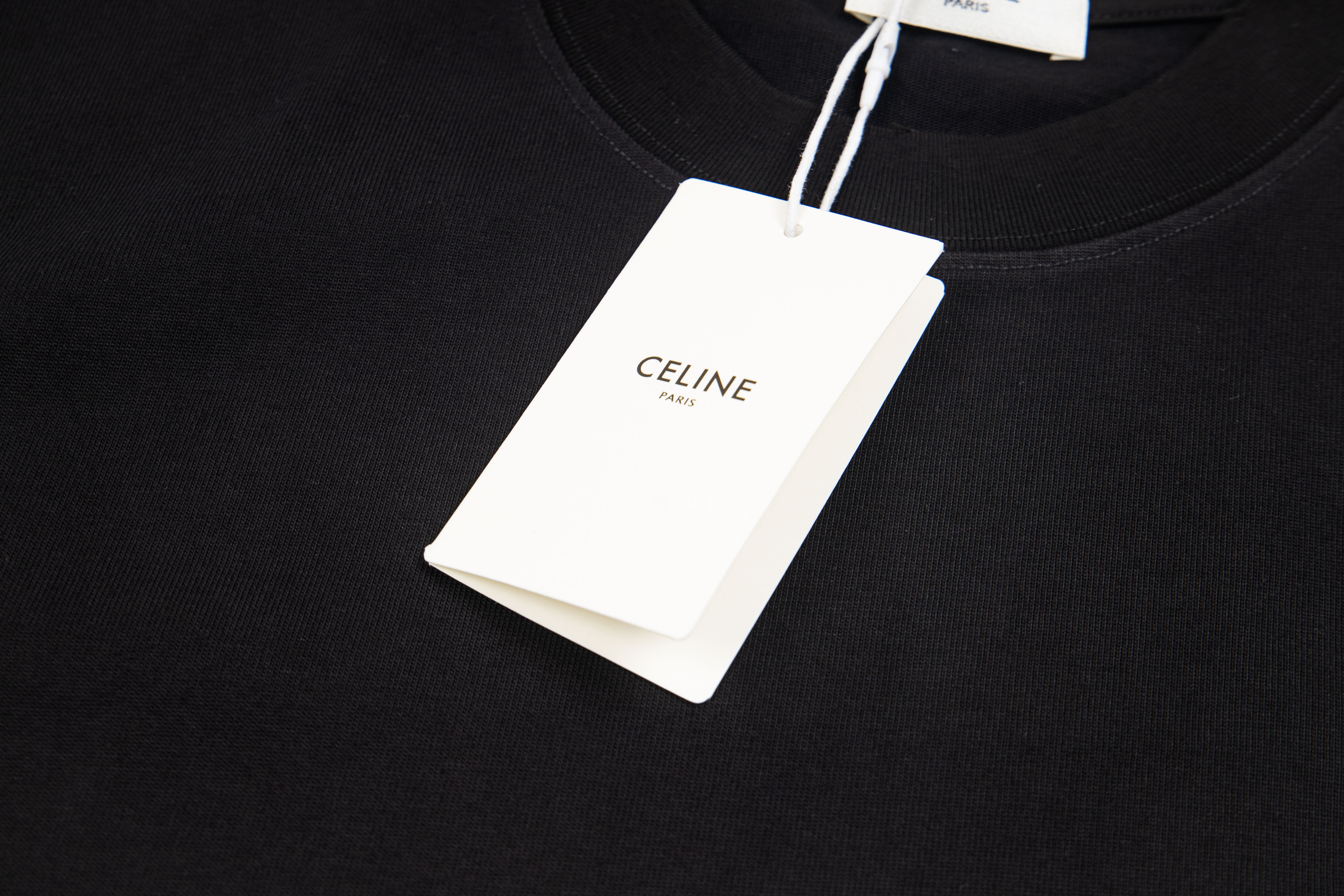 CELINE Loose T-shirt in Cotton Jersey (2X43C671Q-38AW）