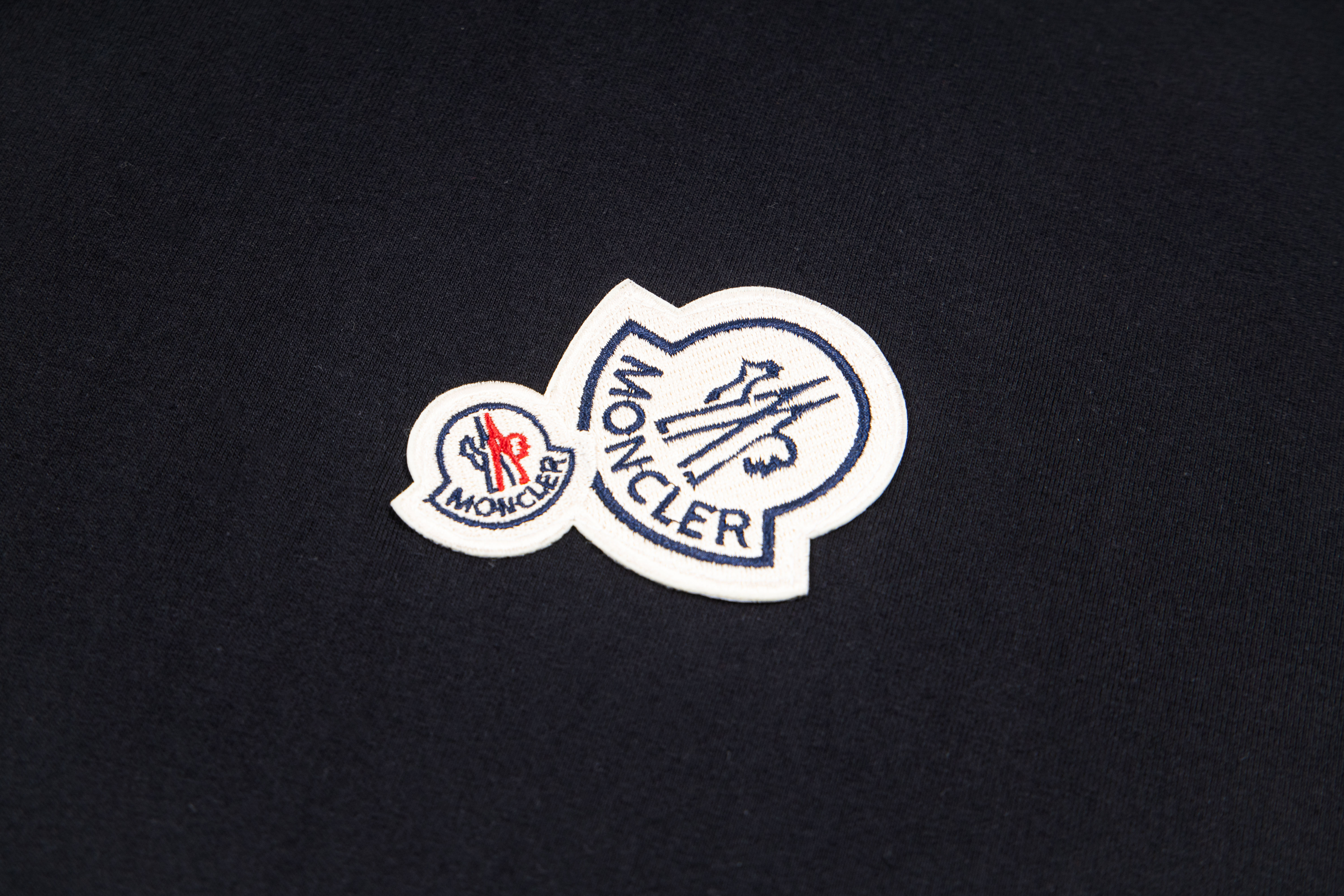 Moncler Double Logo Patch Crewneck T Shirt（I10918C000588390Y999）