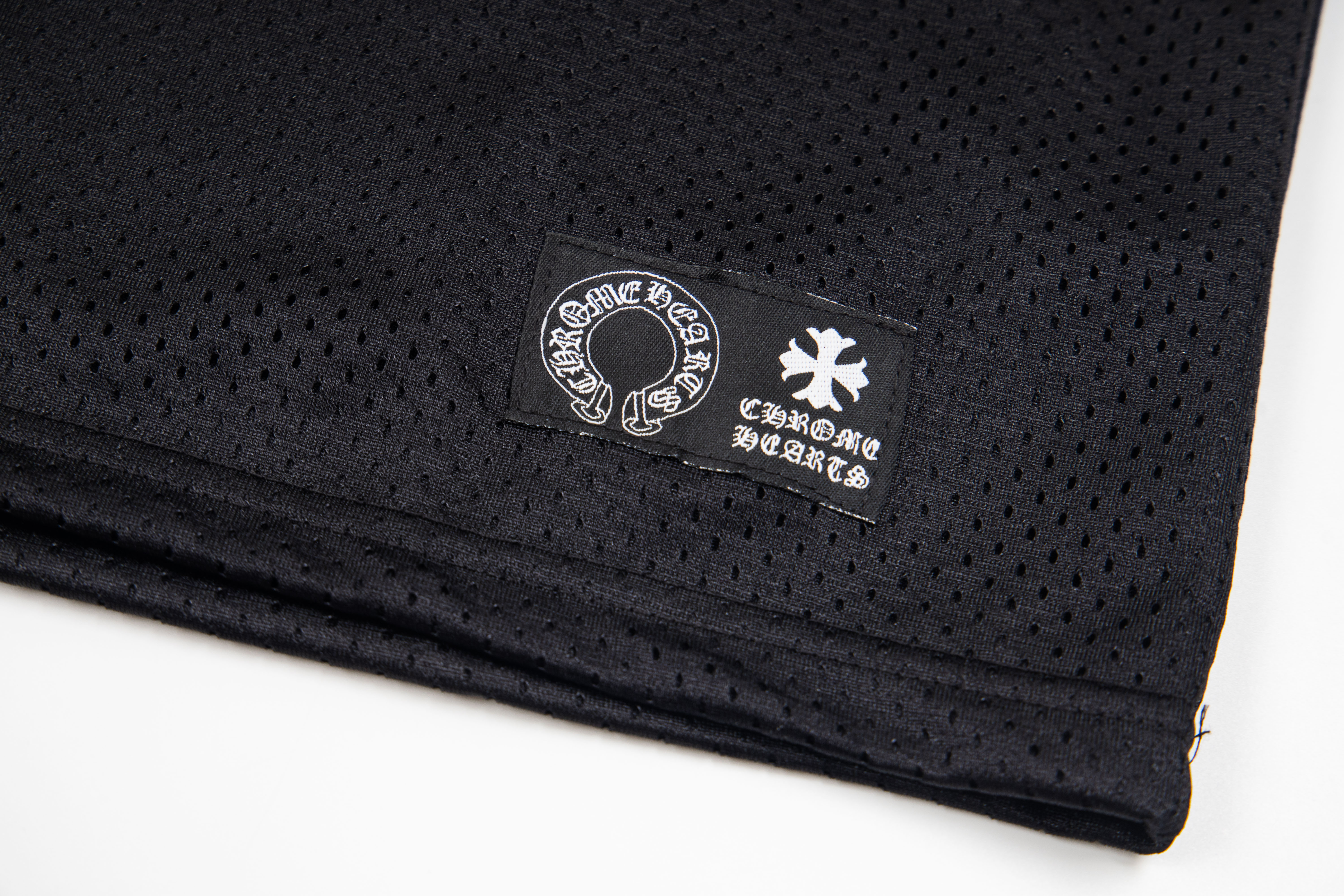 Chrome Hearts Mesh Stadium Football Jersey Black(CH-T20231186）