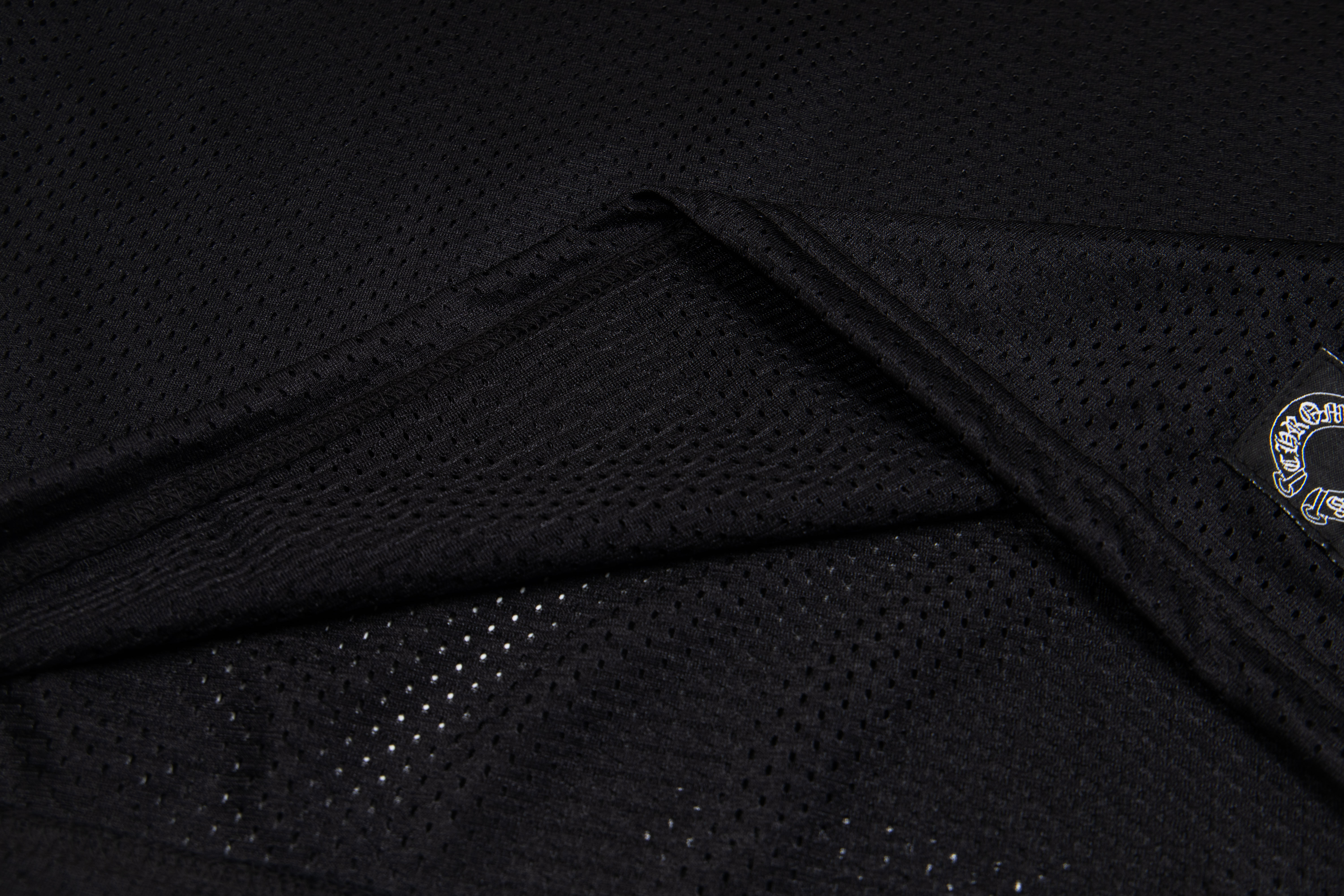 Chrome Hearts Mesh Stadium Football Jersey Black(CH-T20231186）