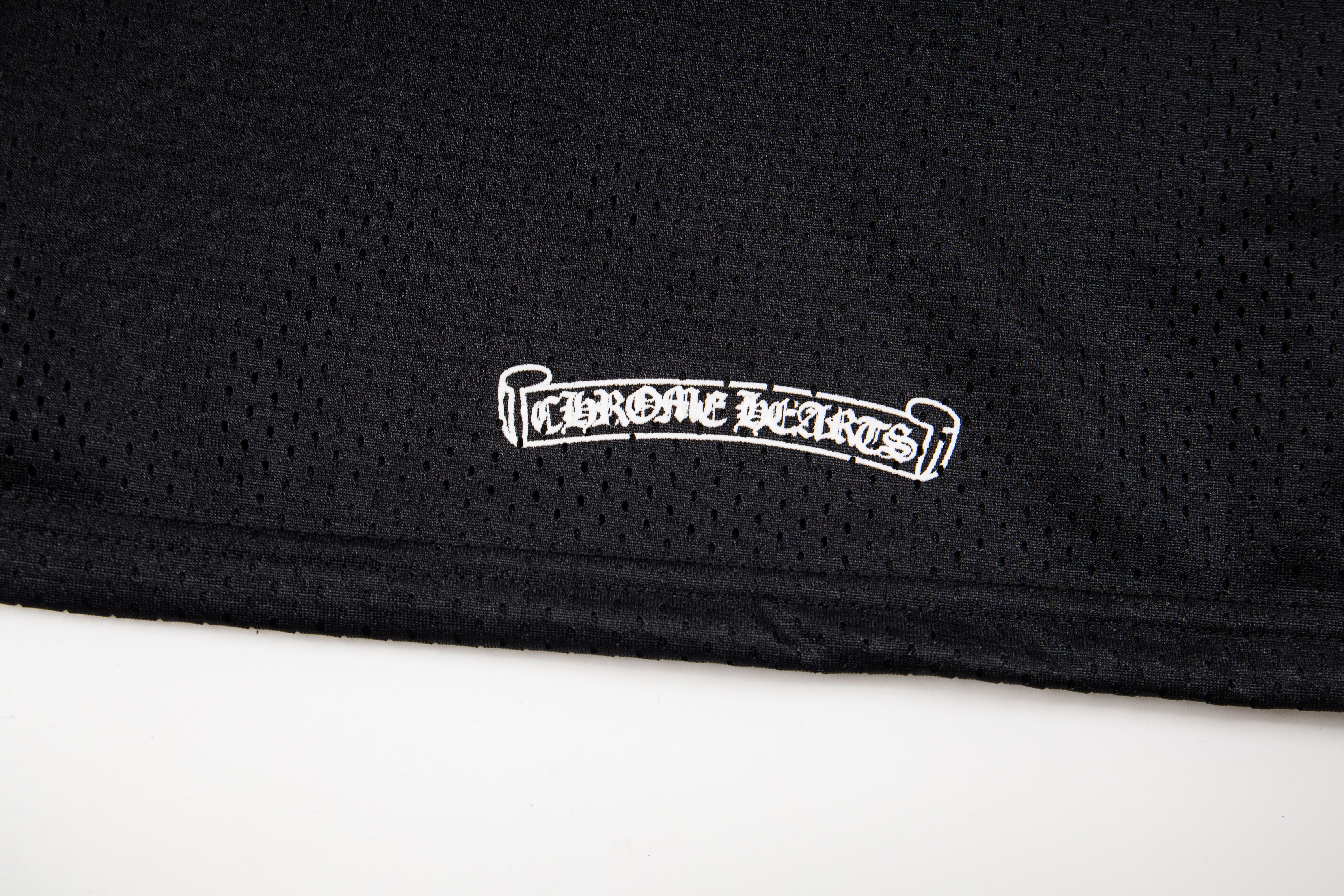 Chrome Hearts Mesh Stadium Football Jersey Black(CH-T20231186）