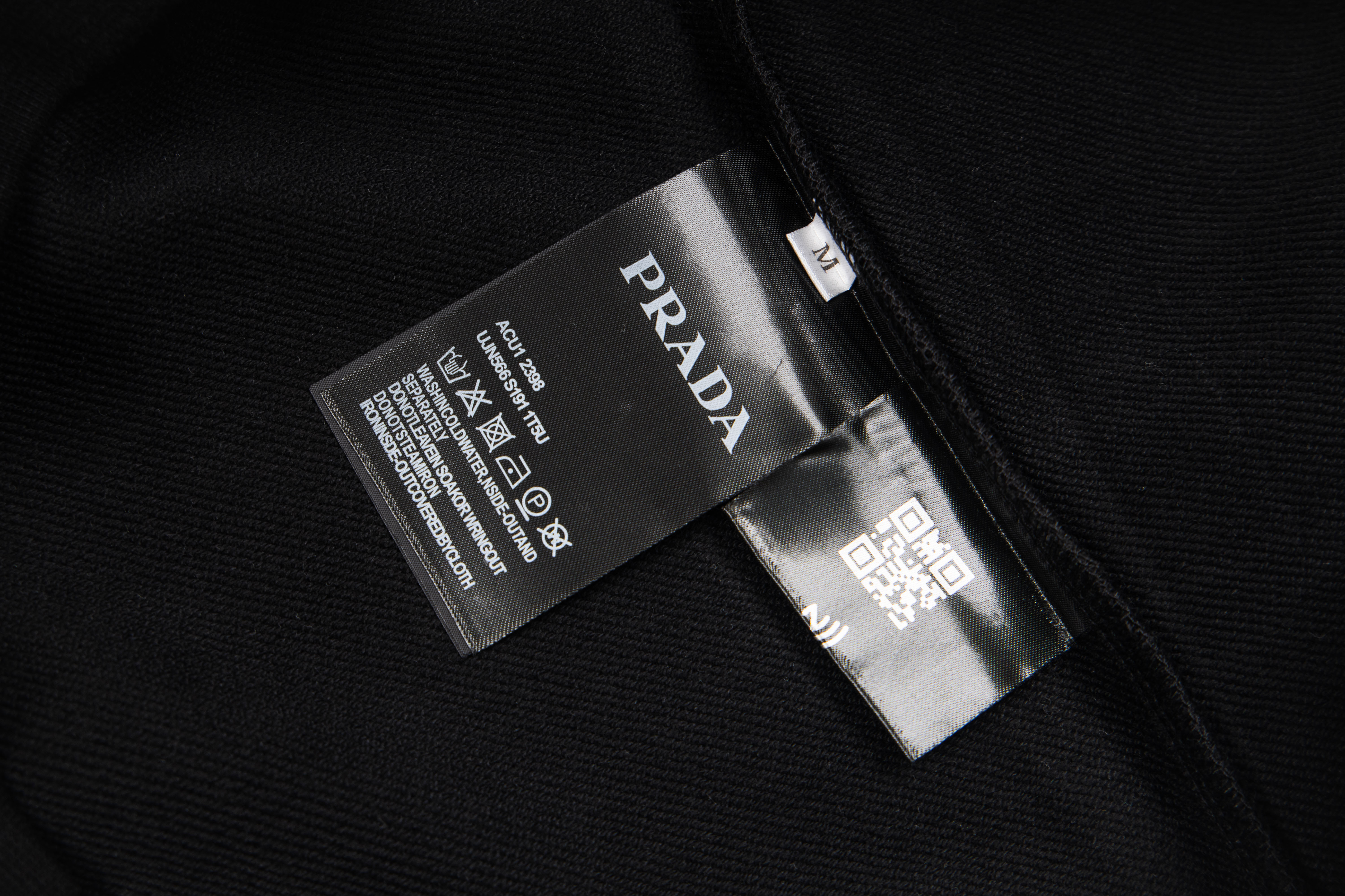 PRADA Monogram Sweatshirt with Triangle Logo (UJL67B-147M-F0002-S-OOO）