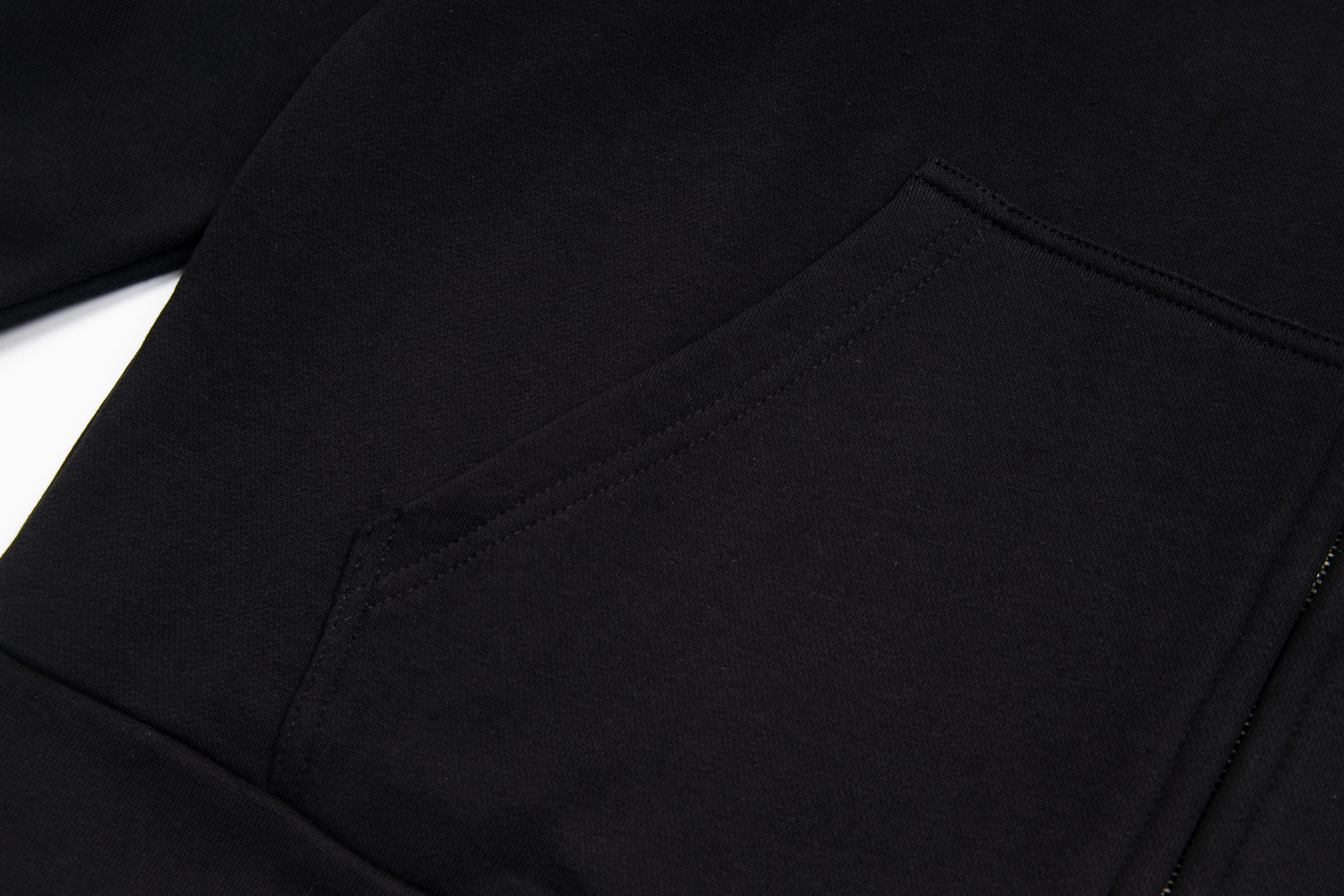 Balenciaga Paris Soccer Zip-up Hoodie Medium Fit 'Black White'(744457TPVS61070）