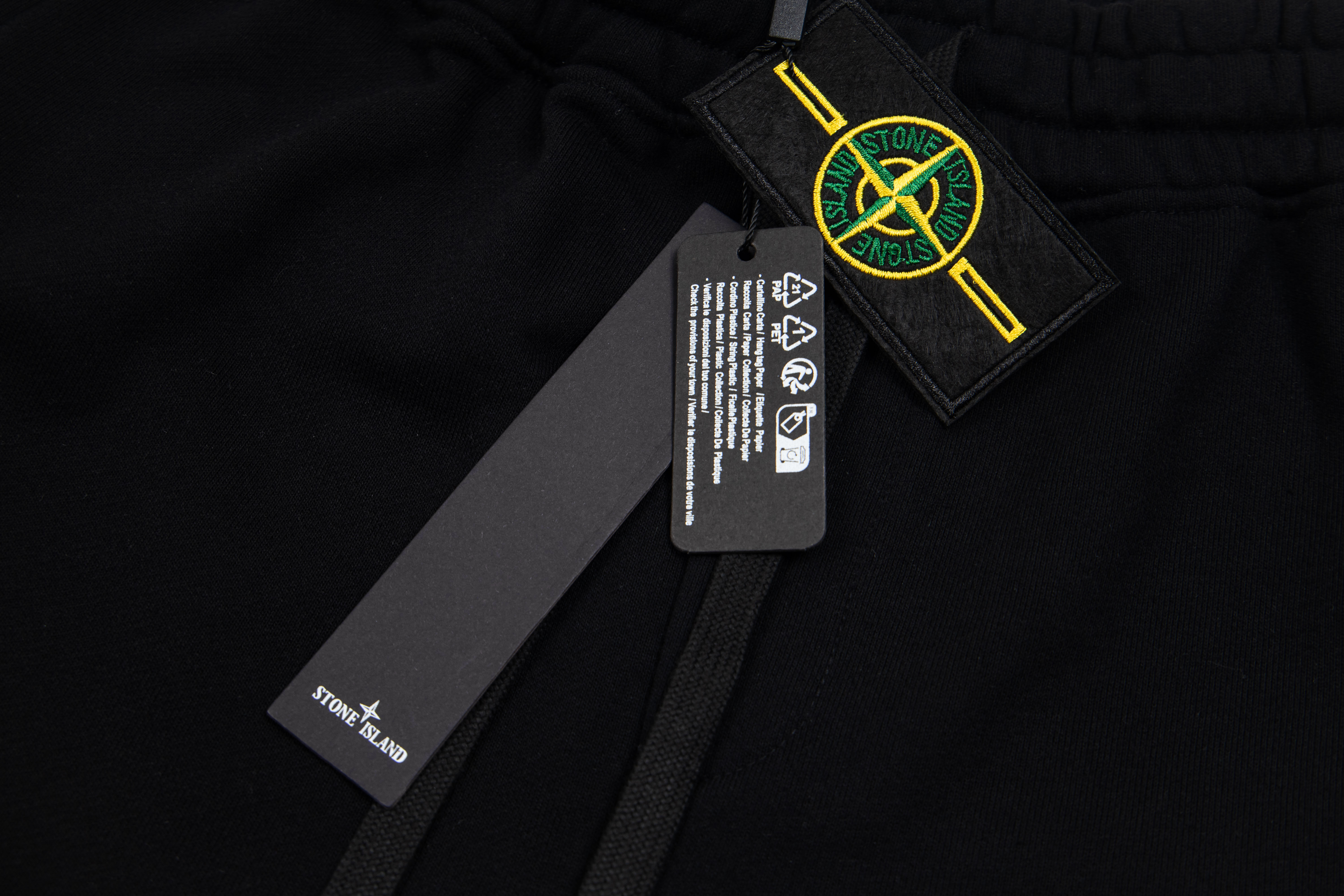 STONE ISLAND Classic Sweatpant 'Black'（721564551-V0029）