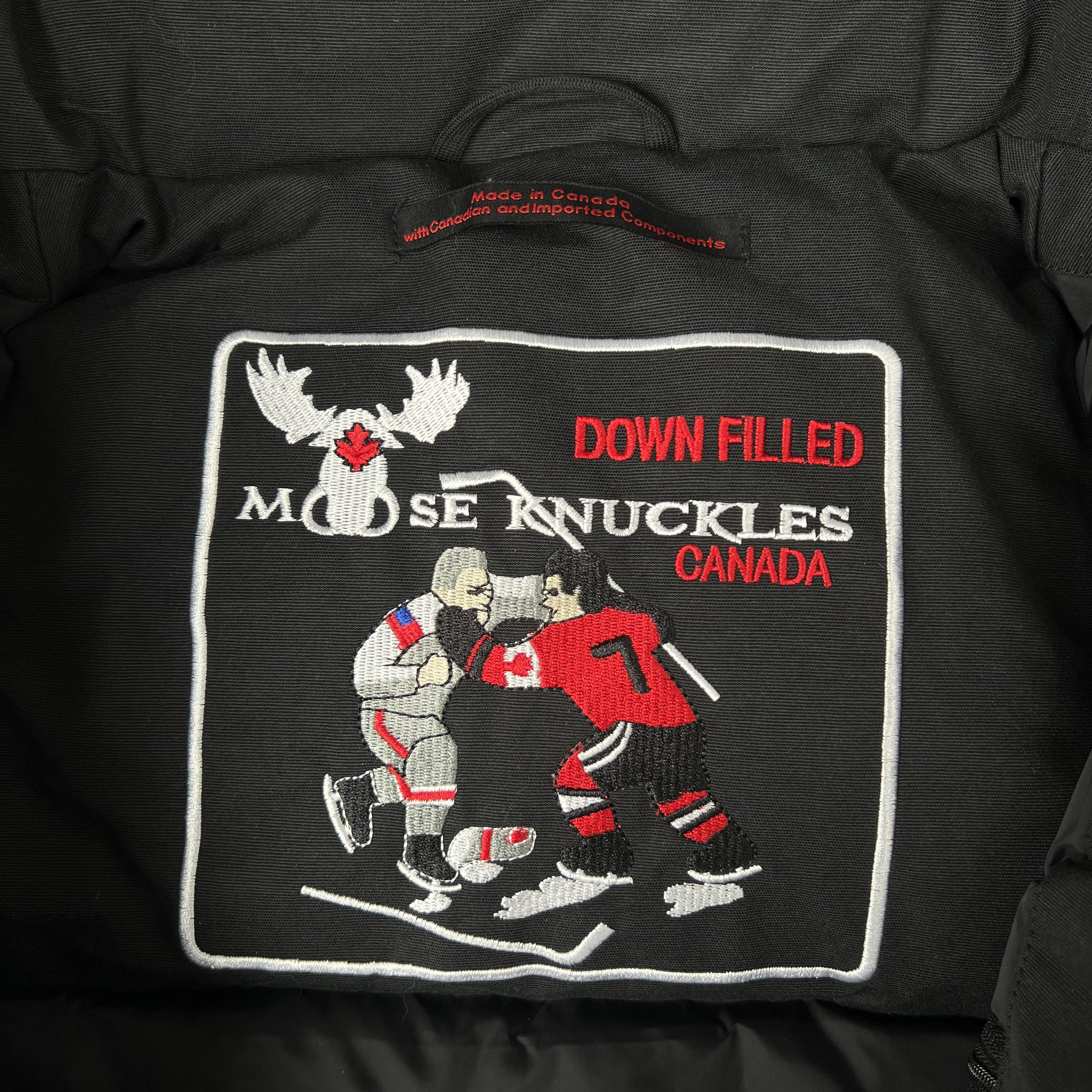 Moose Knuckles Original ballistic bomber - Black (M32MB000S1001）