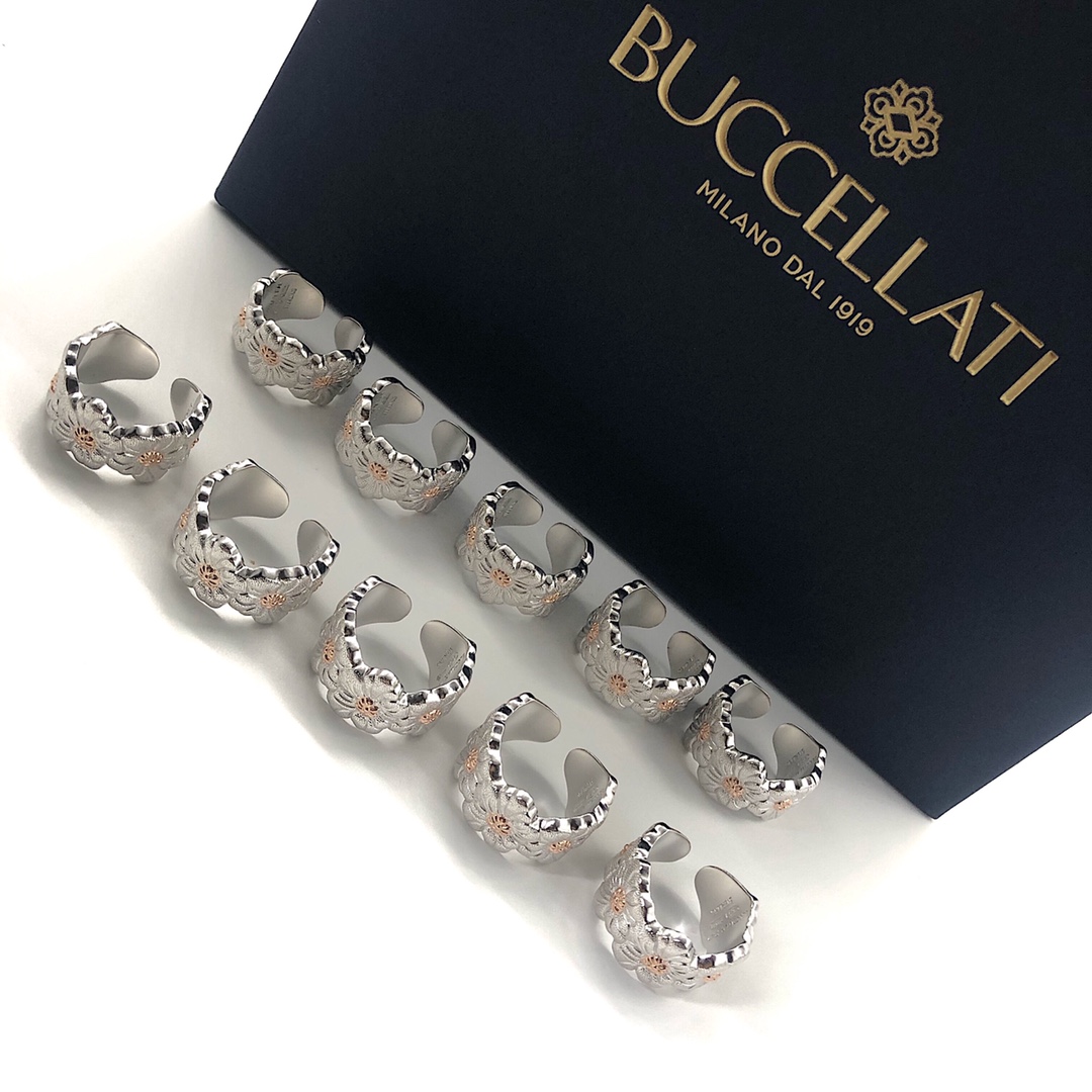 Buccellati シルバーリングクチナシシリーズ（JAGETE012372）