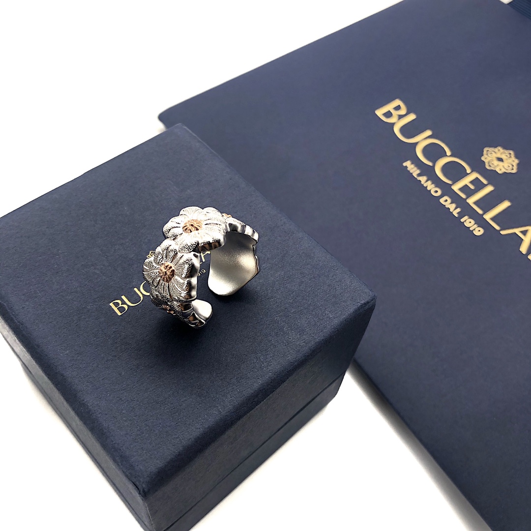 Buccellati シルバーリングクチナシシリーズ（JAGETE012372）