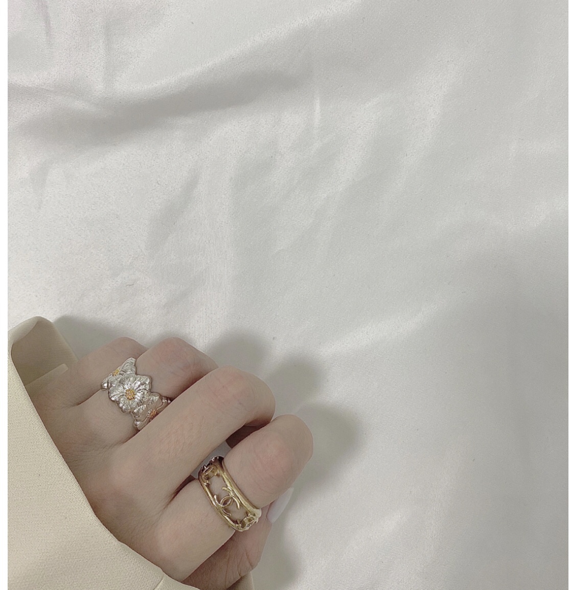 Buccellati シルバーリングクチナシシリーズ（JAGETE012372）