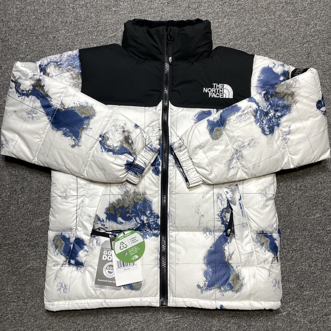 THE NORTH FACE FW22 letter logo patch printed down jacket（NJ1DN51J）