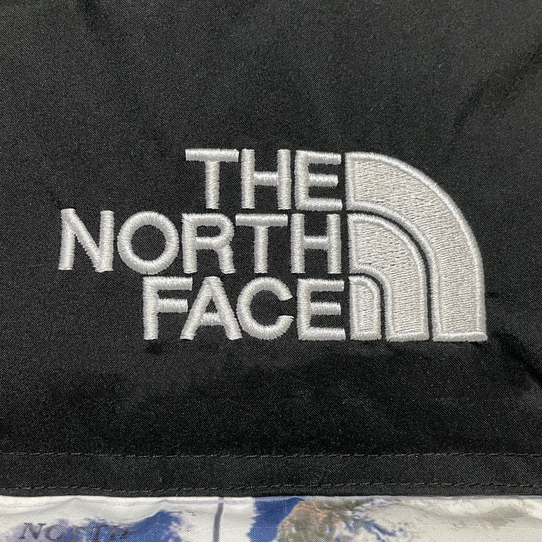 THE NORTH FACE FW22 letter logo patch printed down jacket（NJ1DN51J）
