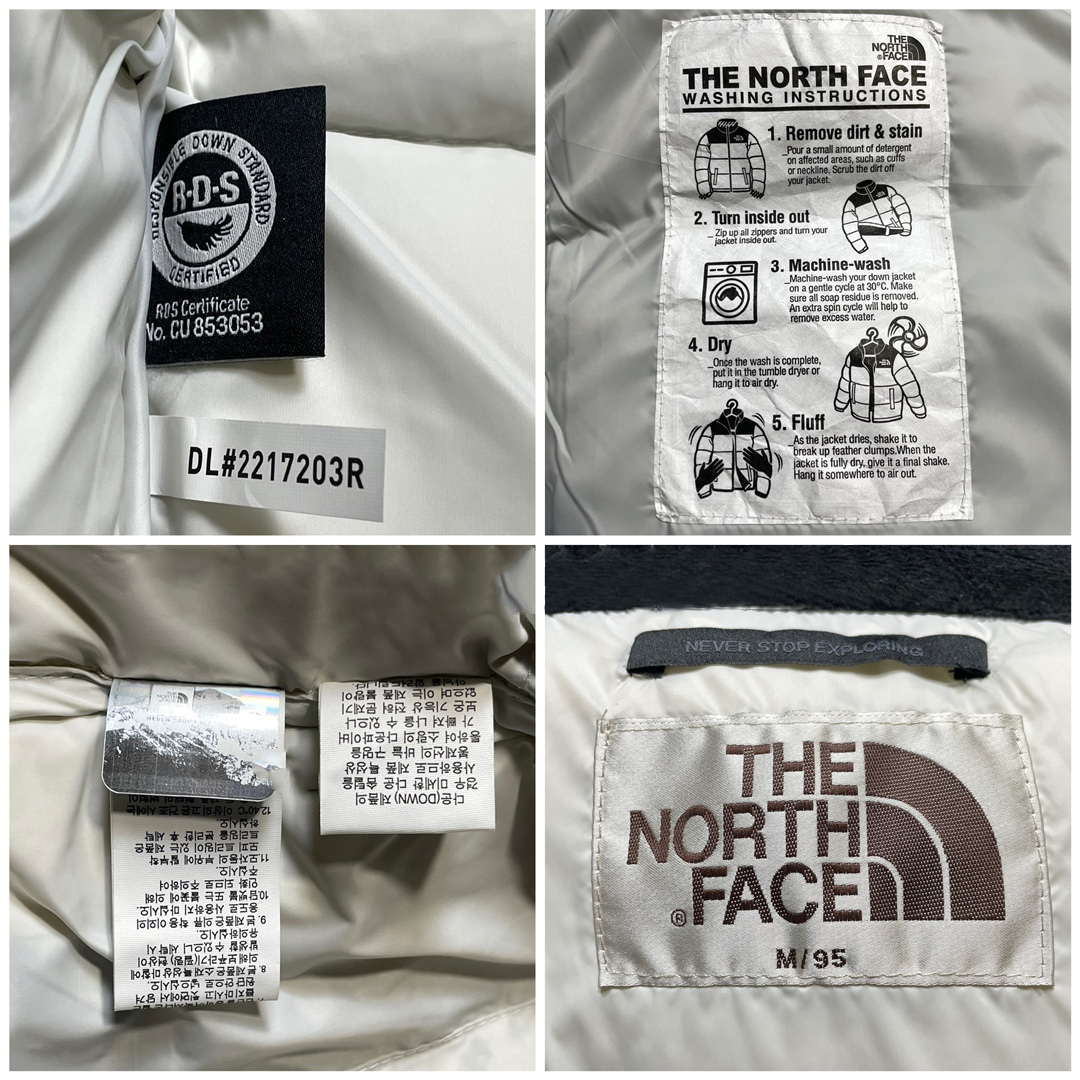 THE NORTH FACE FW22 letter logo patch printed down jacket（NJ1DN51J）