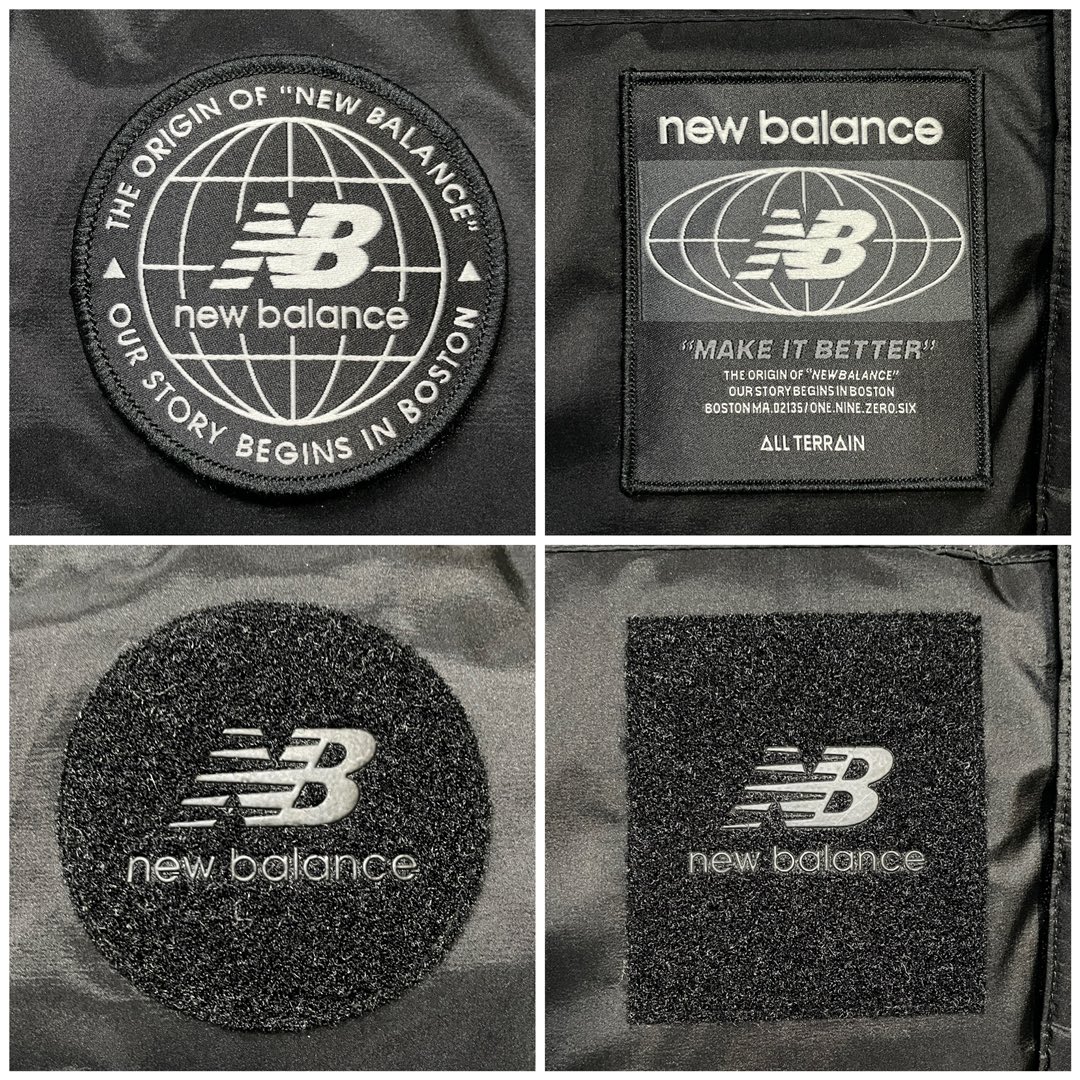 New Balance sports hooded down jacket"black"（NPA43131-BK）