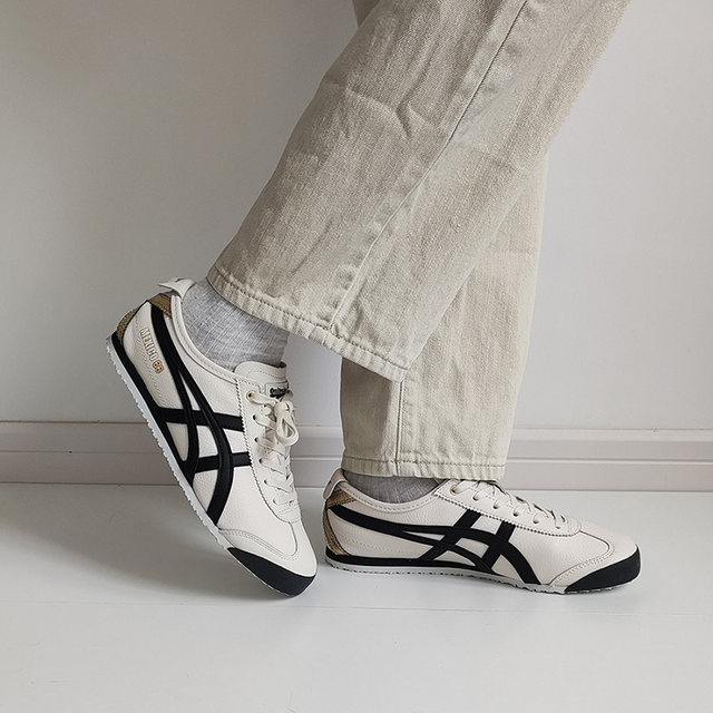 Onitsuka Tiger Mexico 66 Cream Black Gold（1183B493-100）