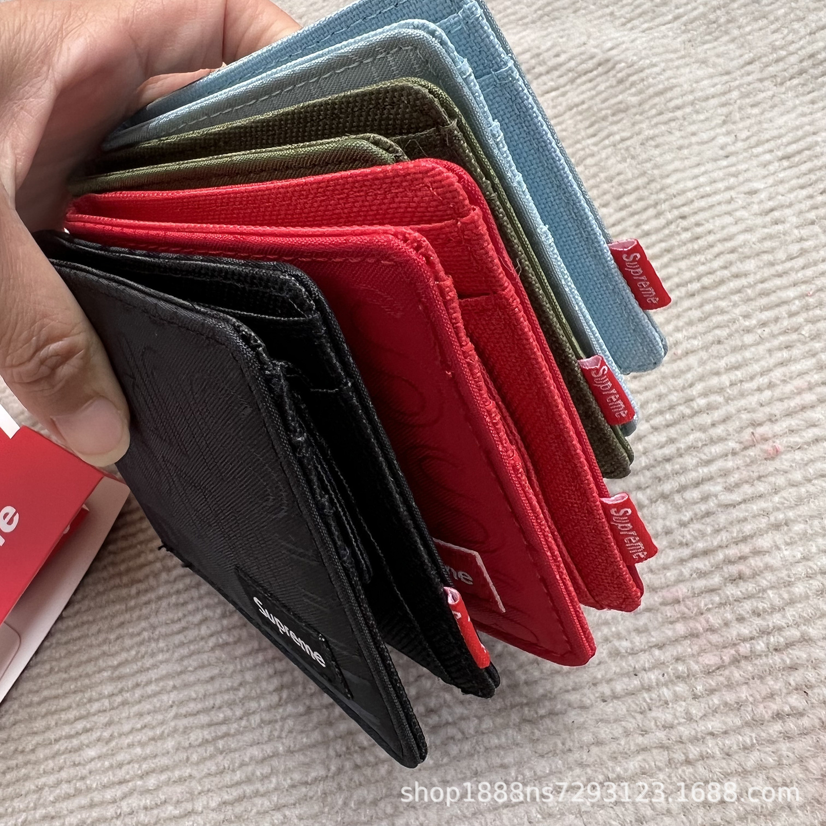supreme compact wallet