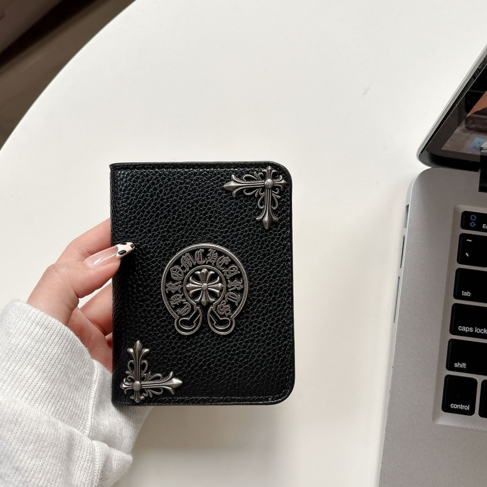 Chrome Hearts Card Holder and Coin Purse