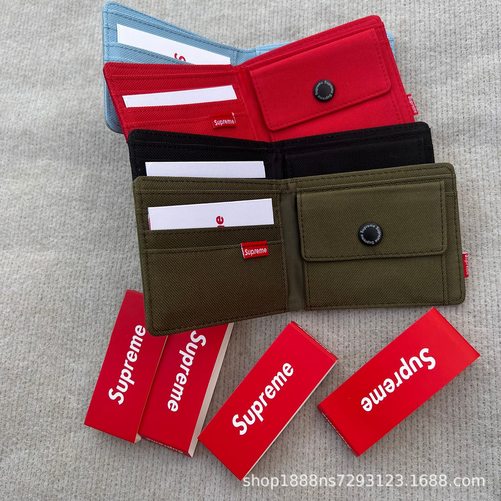 supreme compact wallet