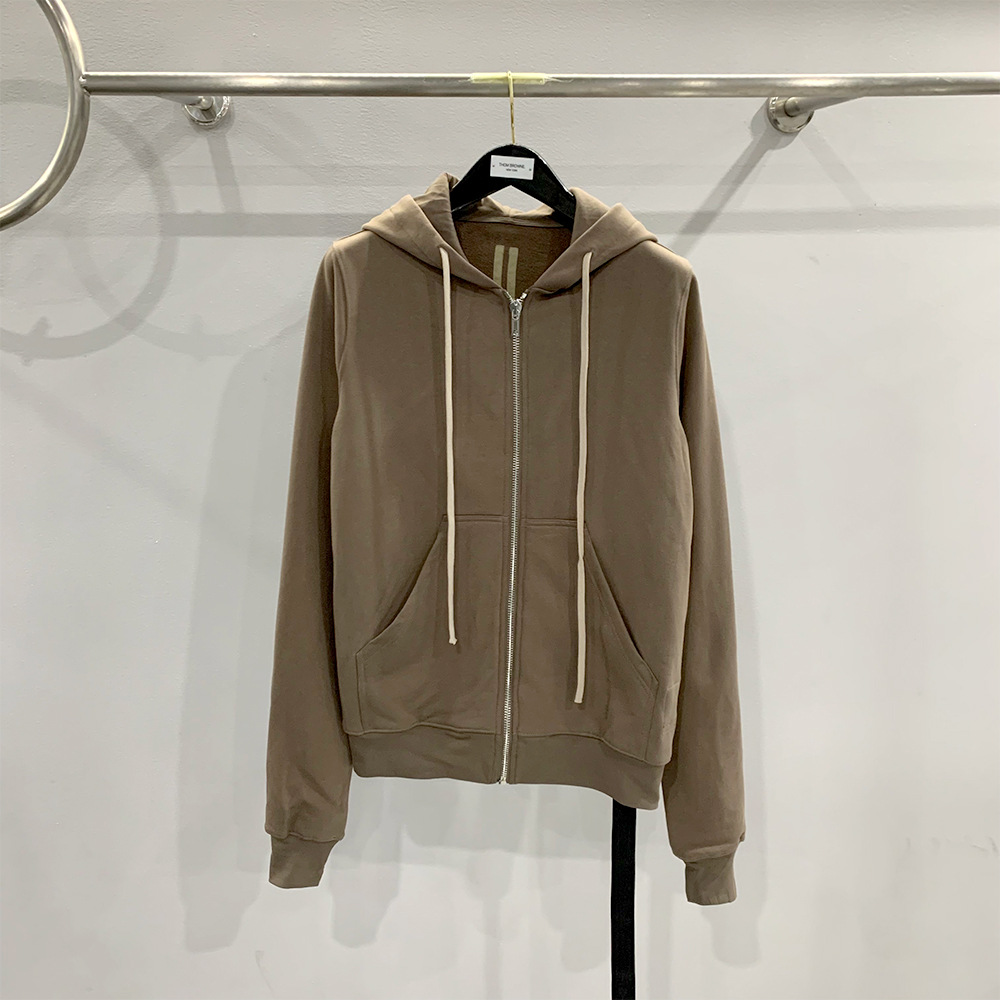 Rick Owens ZIPPED HOODIE（DU01D1276RIG-11）