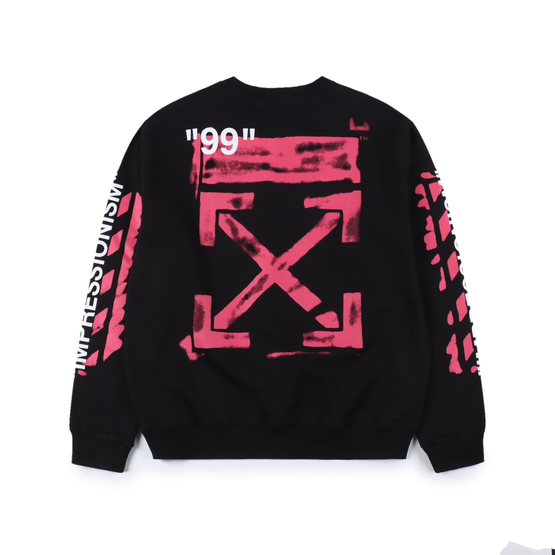 OFF WHITE CO VIRGIL 19Fw arrow print sweatshirt OMBA025R190030151028