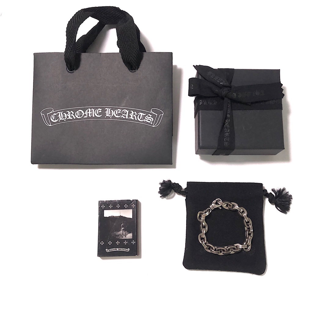CHROME HEARTS クロムハーツ 厚みのあるブレスレット（PAPERCHAIN-银色）