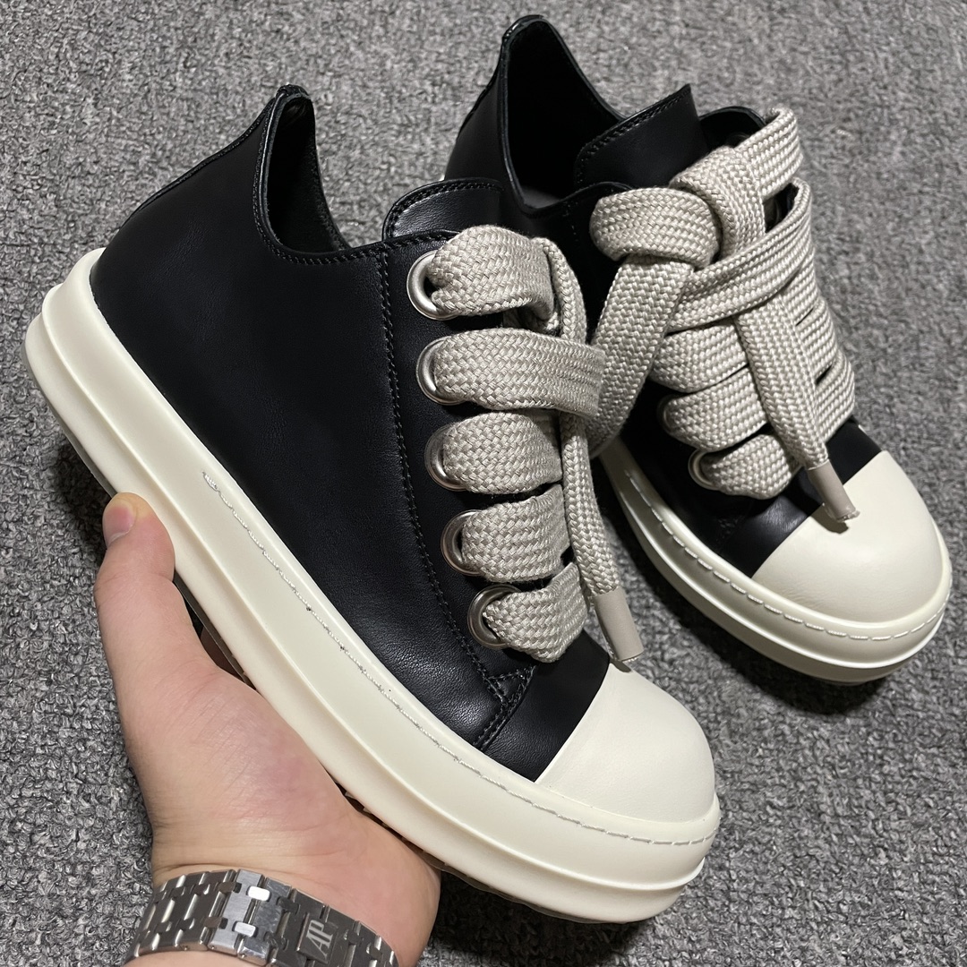 RICK OWENS low-top sneakers (RU01B1891LPOW1-9111) 