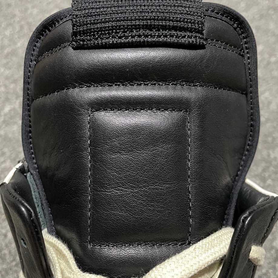 RICK OWENS FW20 Performa Geobasket leather high top sneakers (RU02B2894LPO-911)