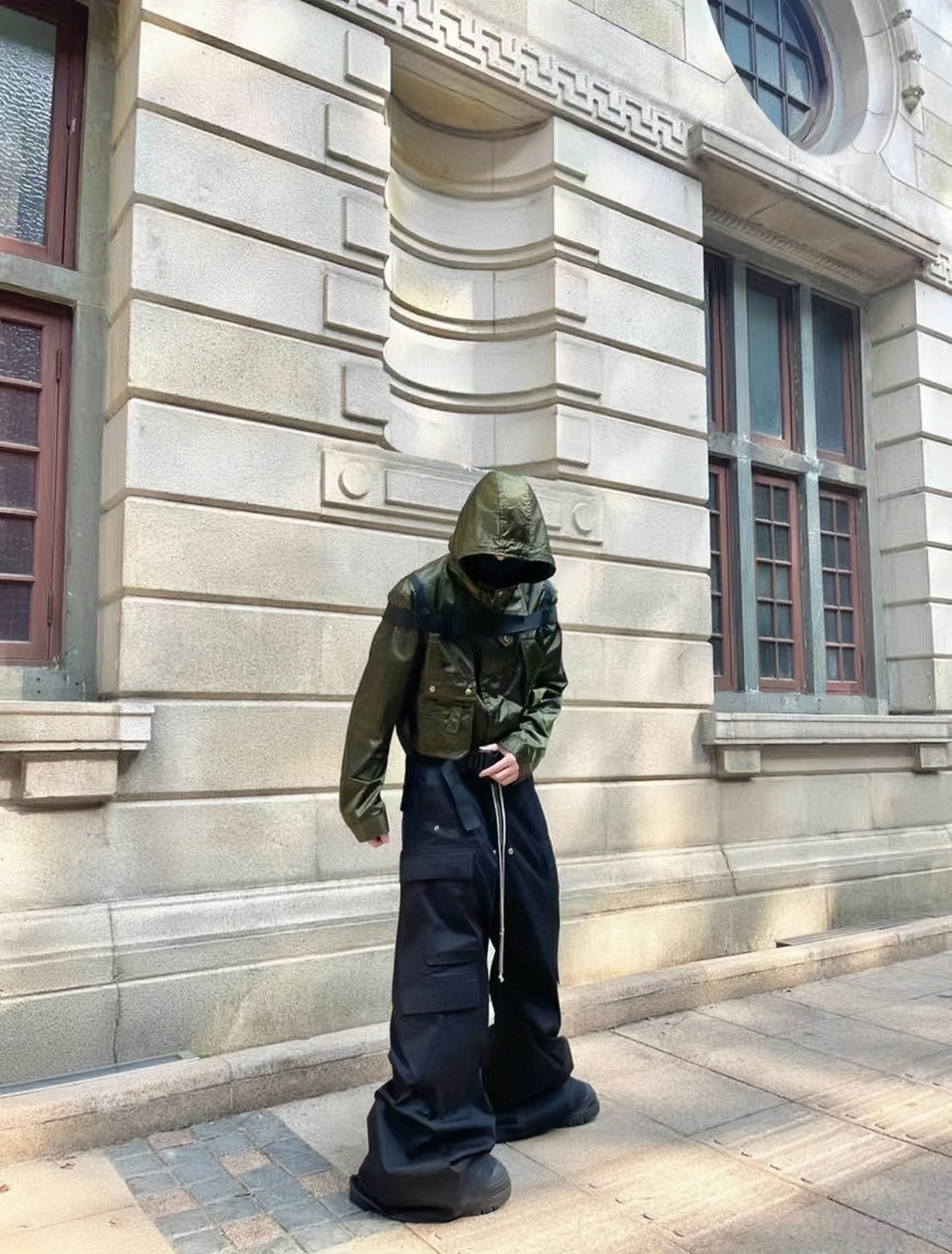RICK OWENS/RO Solid Color Overalls（RU02C7339TE）