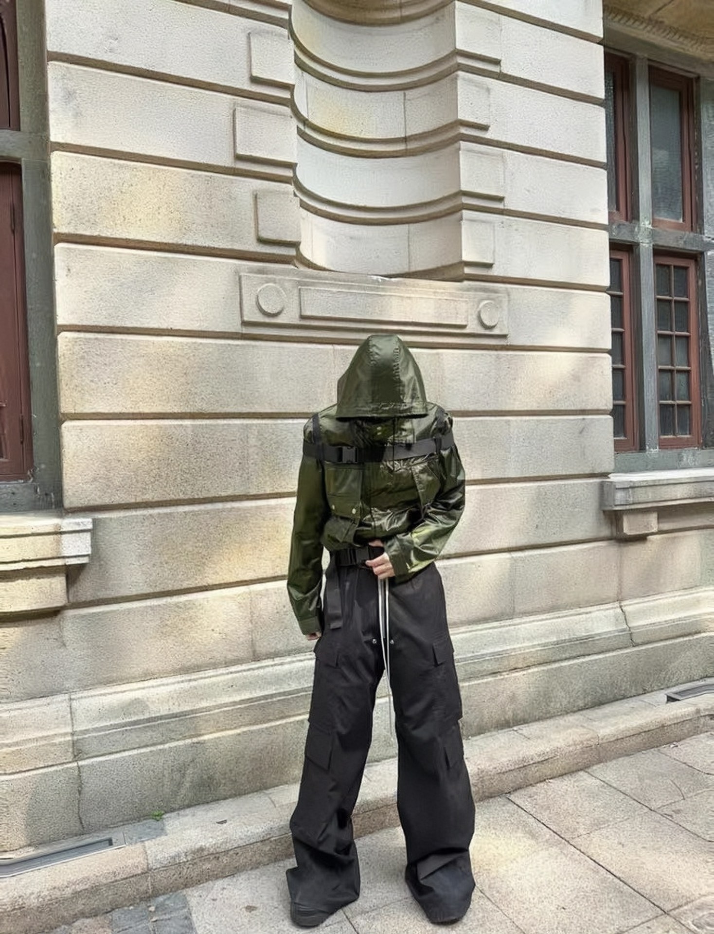 RICK OWENS/RO Solid Color Overalls（RU02C7339TE）