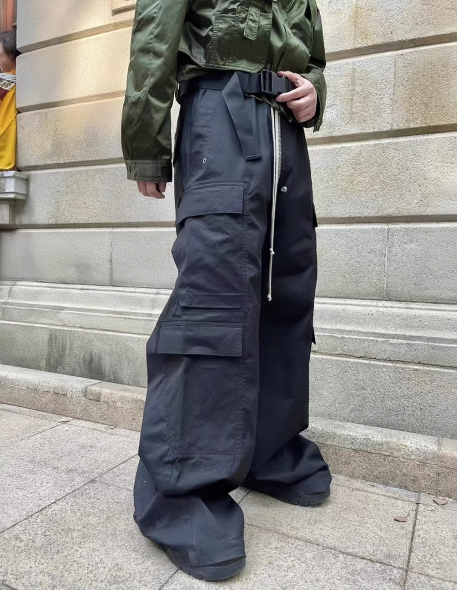 RICK OWENS/RO Solid Color Overalls（RU02C7339TE）