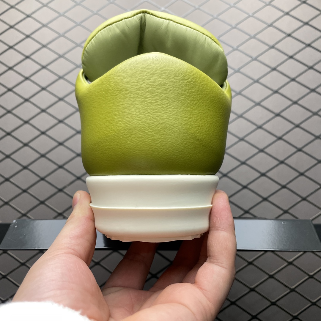 Rick Owens RO FW23 LUXOR low top sneakers "Light Green"(RU02C7893LLPW2-3211)