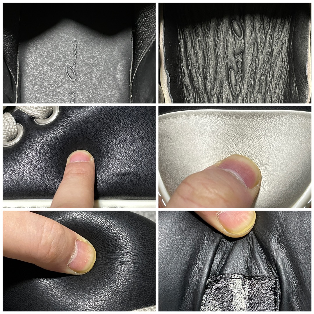 Rick Owens RO FW23 LUXOR low top sneakers (RU02C7893LLPW2-911)