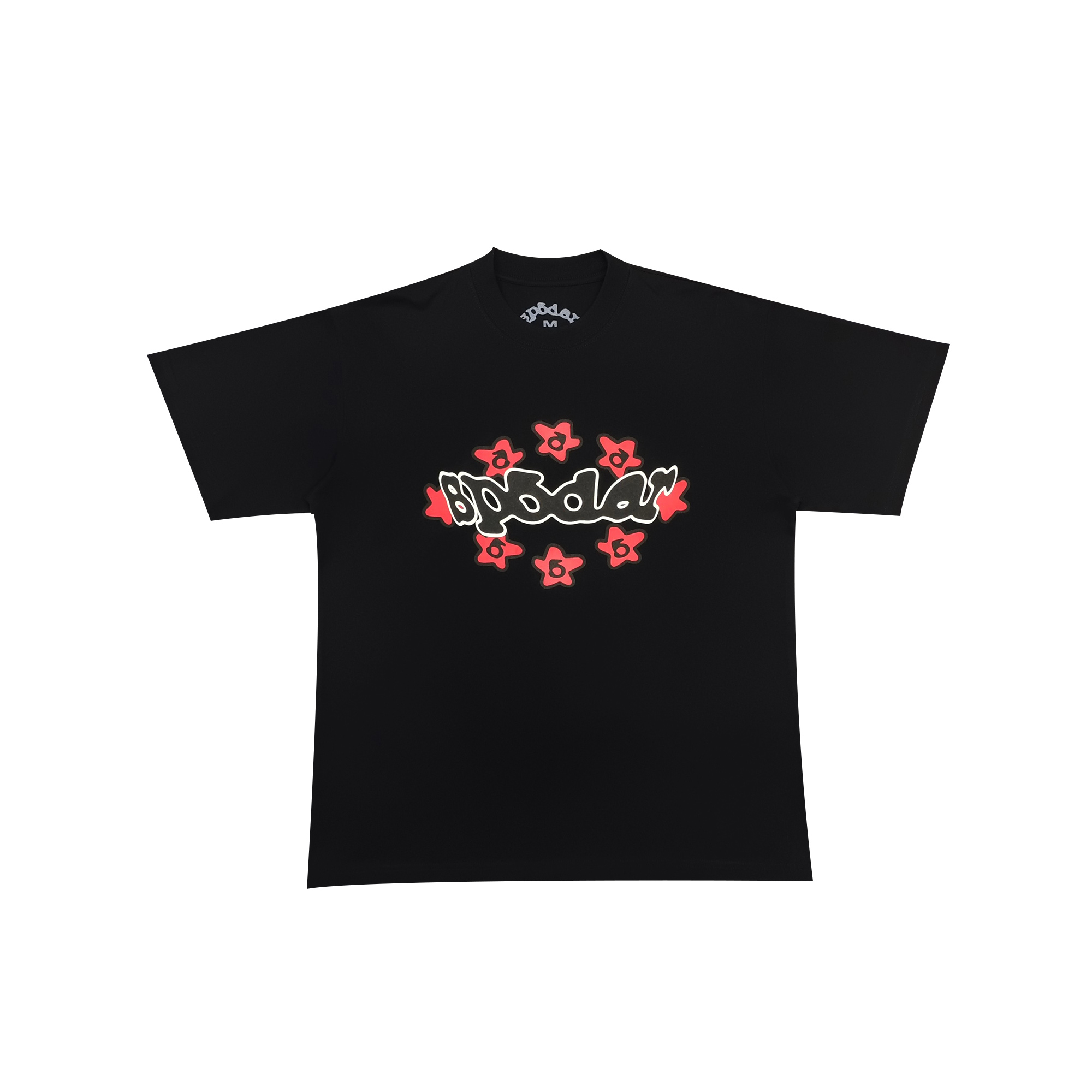 Sp5der Warped Tee (SP5DER-WARPED-TEE-BLACK）