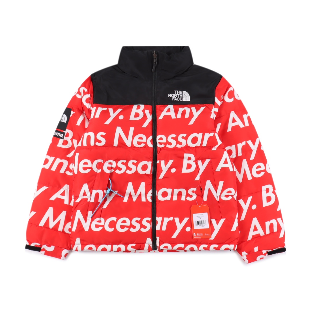 Supreme FW15 x The North Face BY Any Means Nuptse "Rad" joint barrage down jacket（SUP-FW15-621）