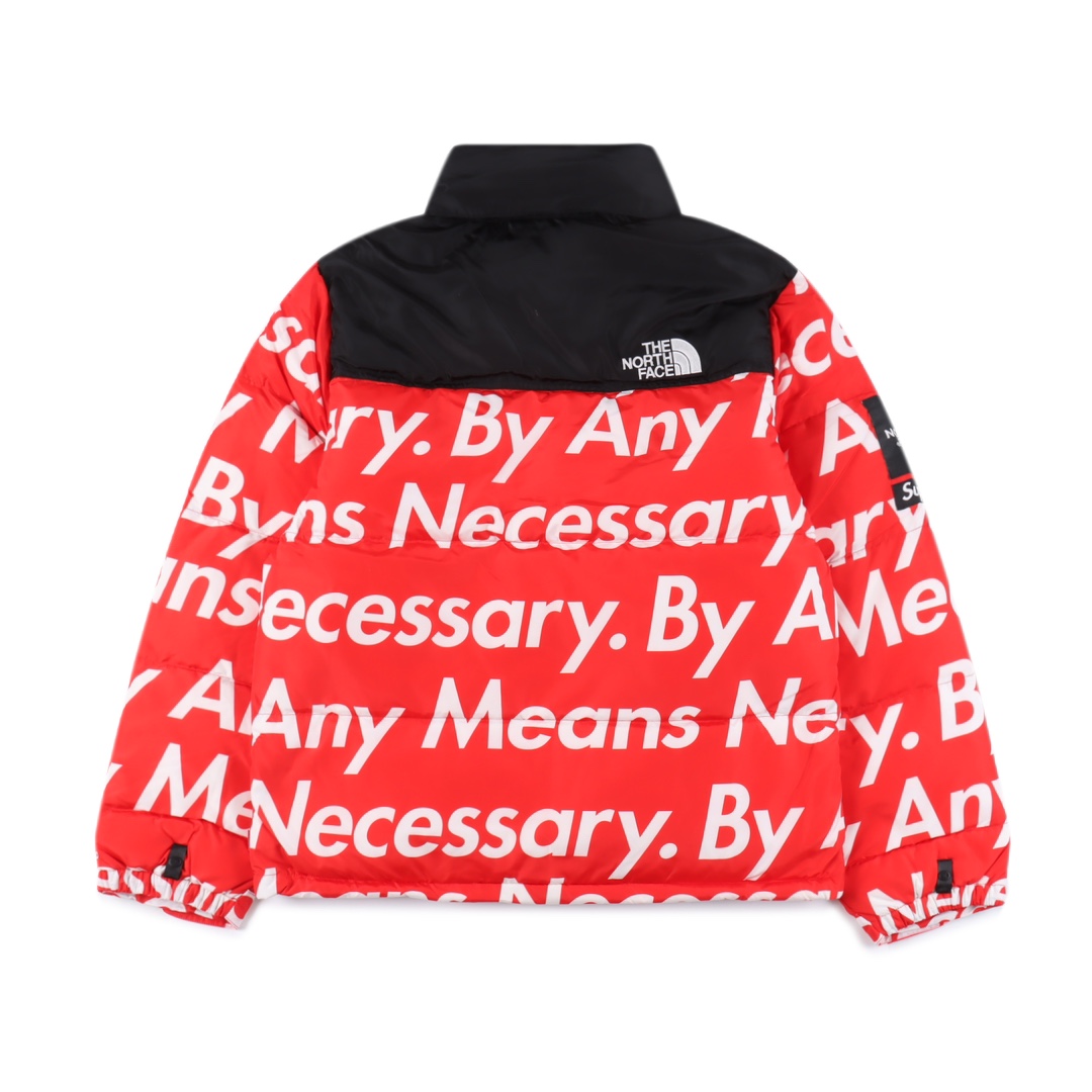 Supreme FW15 x The North Face BY Any Means Nuptse "Rad" joint barrage down jacket（SUP-FW15-621）