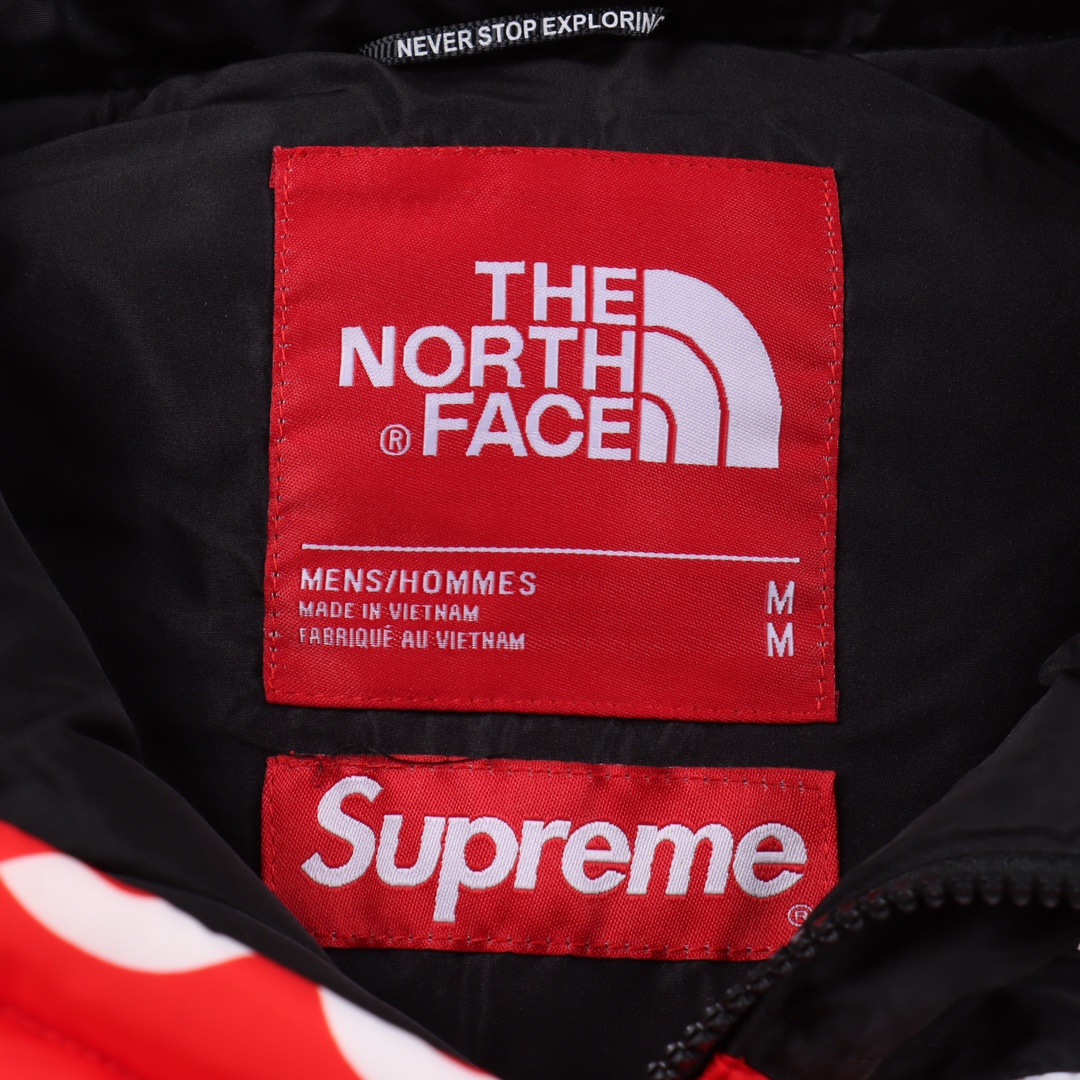 Supreme FW15 x The North Face BY Any Means Nuptse "Rad" joint barrage down jacket（SUP-FW15-621）