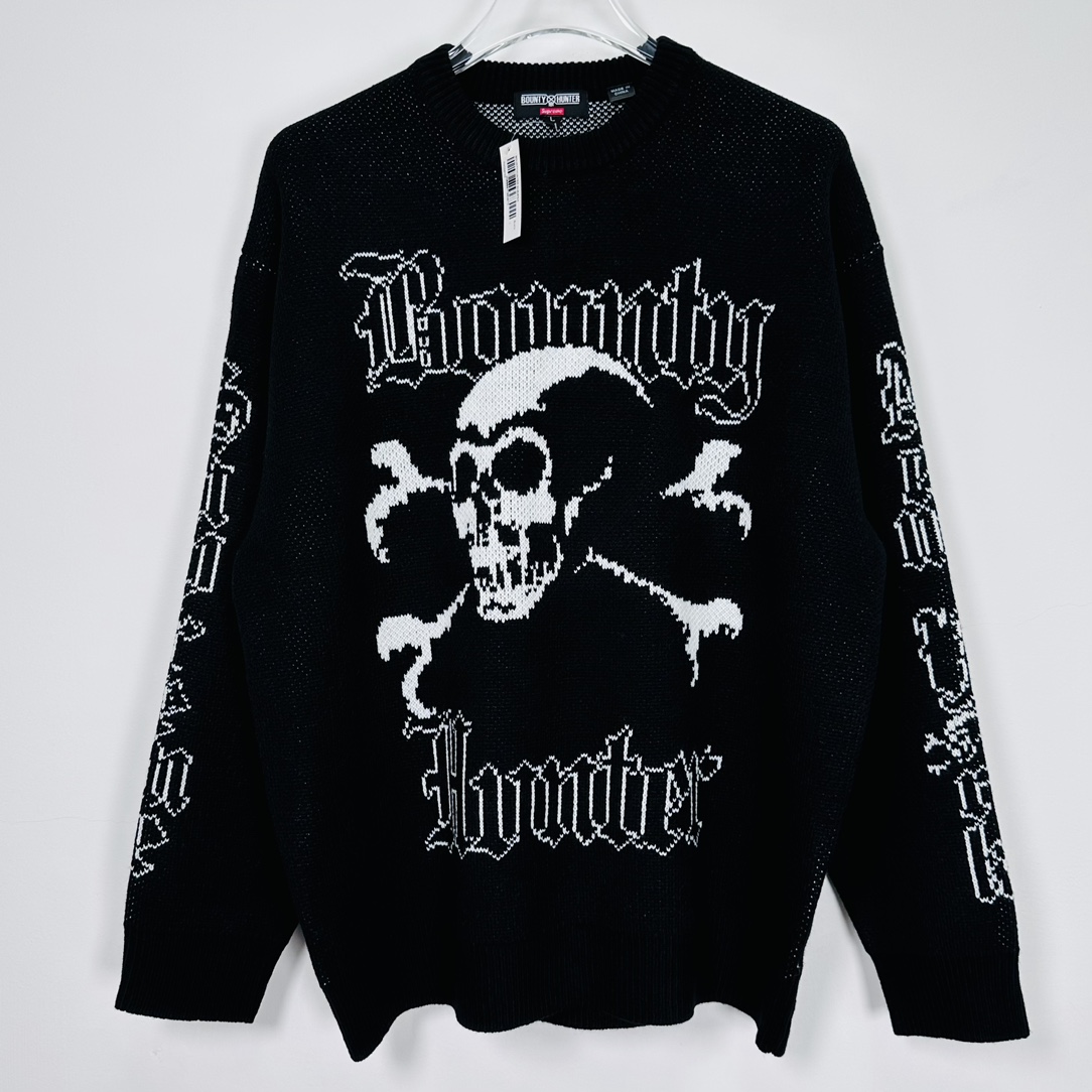 Supreme Bounty Hunter Sweater "Black"（SUP-FW23-112）