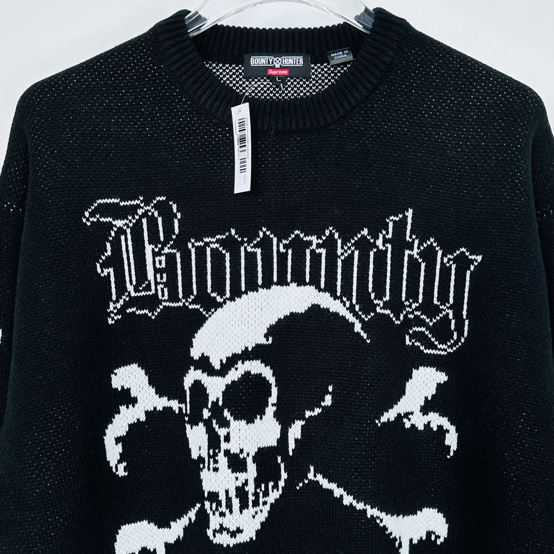 Supreme Bounty Hunter Sweater "Black"（SUP-FW23-112）