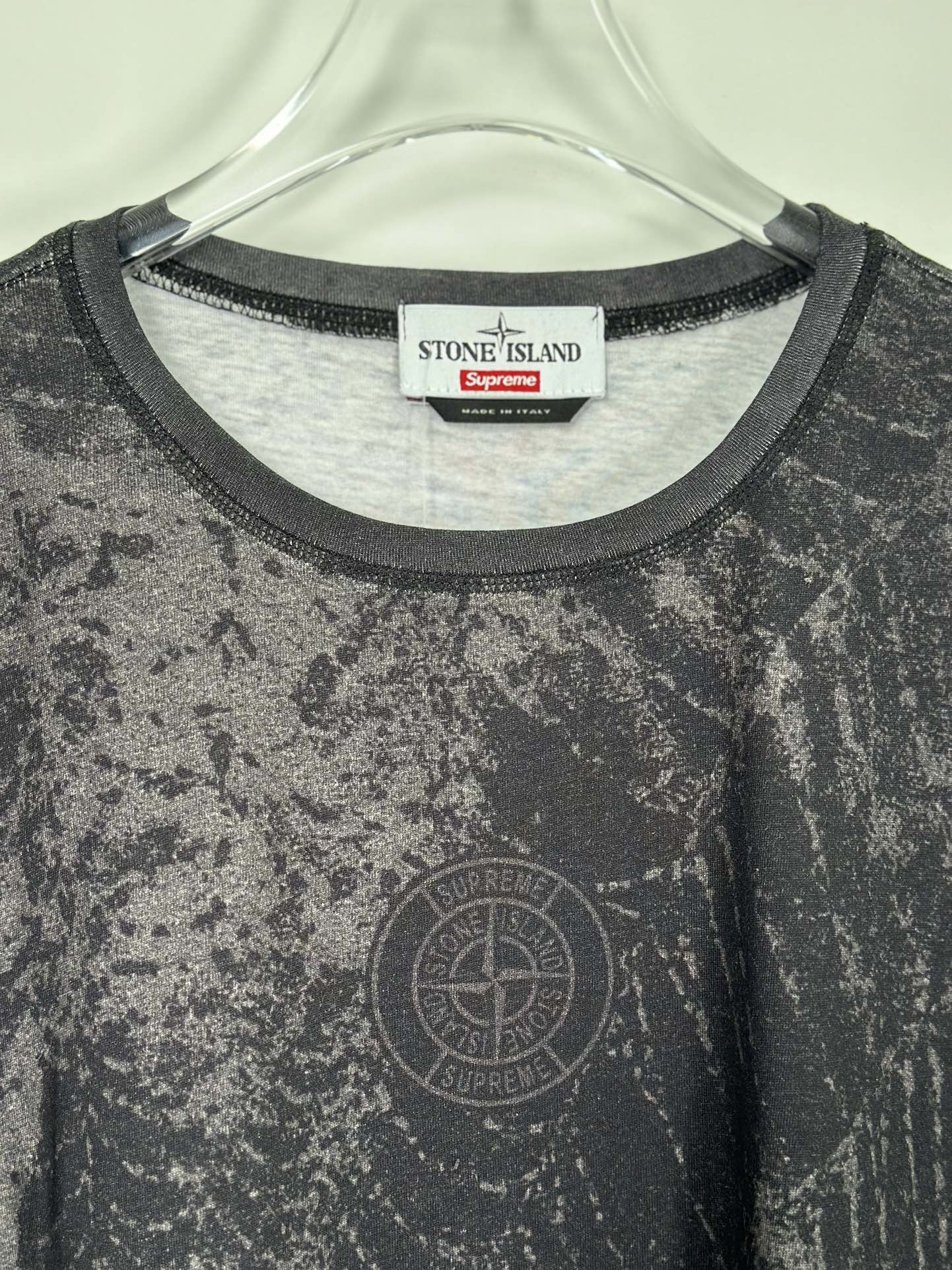 SUPREME X STONE ISLAND FW23 FELPA TEE（SUP-FW23-168）