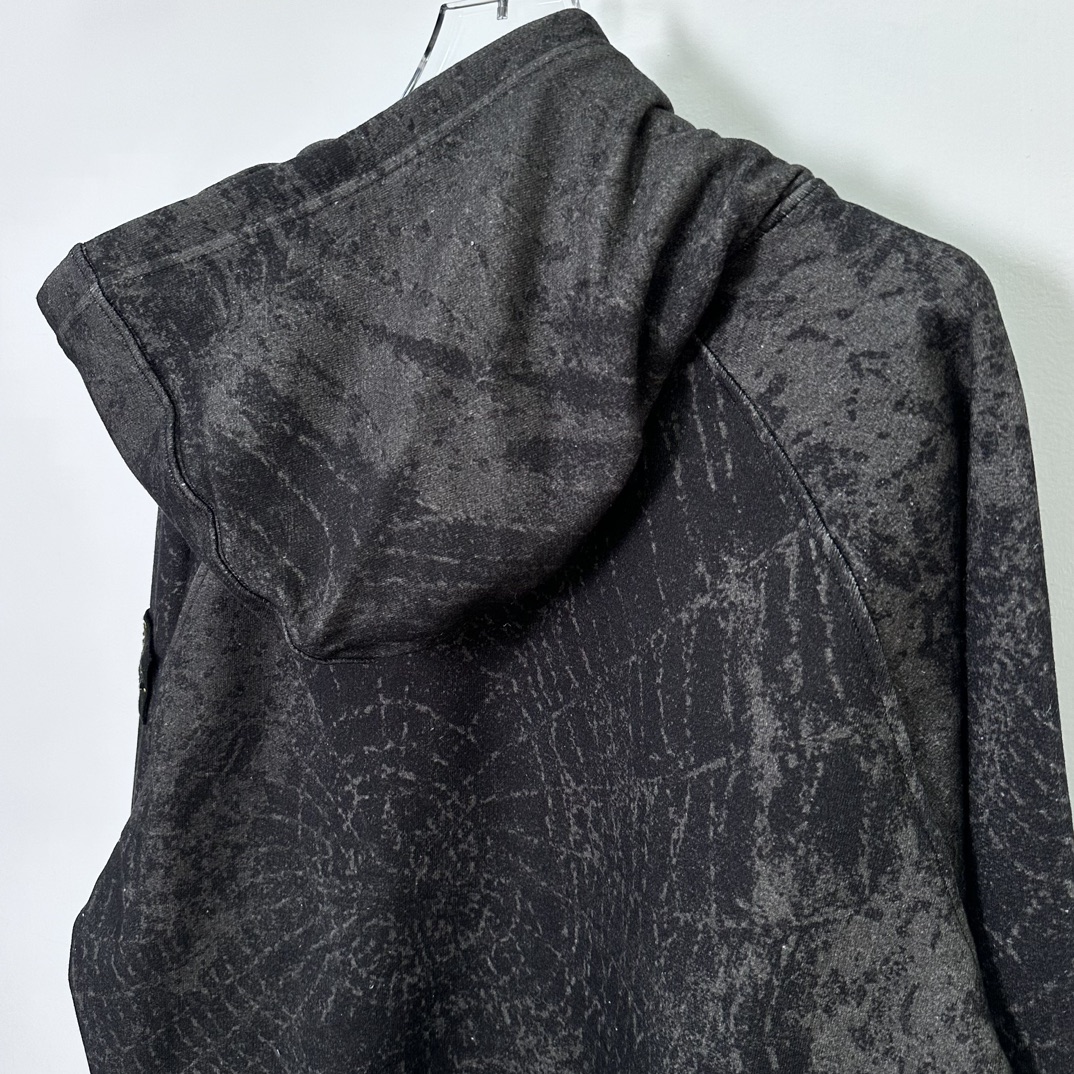 Supreme / Stone Island Hooded Sweatshirt "Black"（SUP-FW23-169）