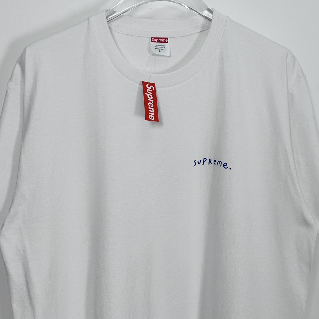 Supreme Yin Yang Tee white（SUP-FW23-253）