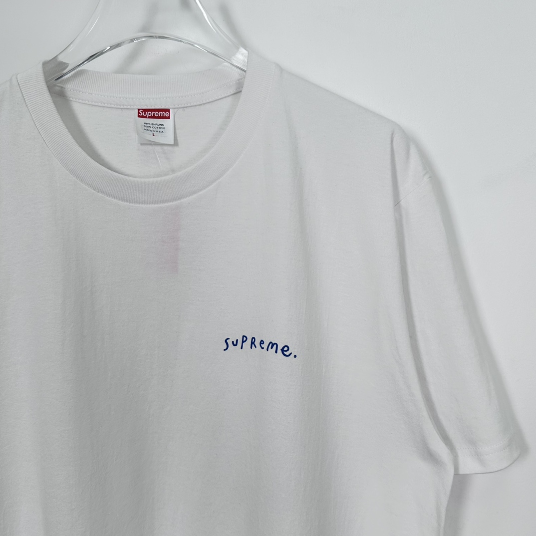 Supreme Yin Yang Tee white（SUP-FW23-253）