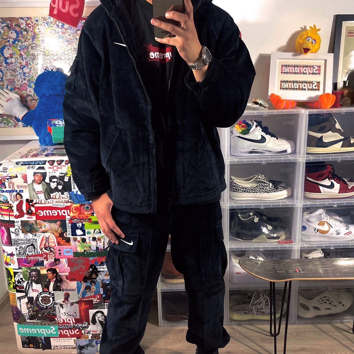 Supreme / Nike Arc Corduroy Hooded Jacket Supreme / Nike Arc Corduroy Hooded Jacket