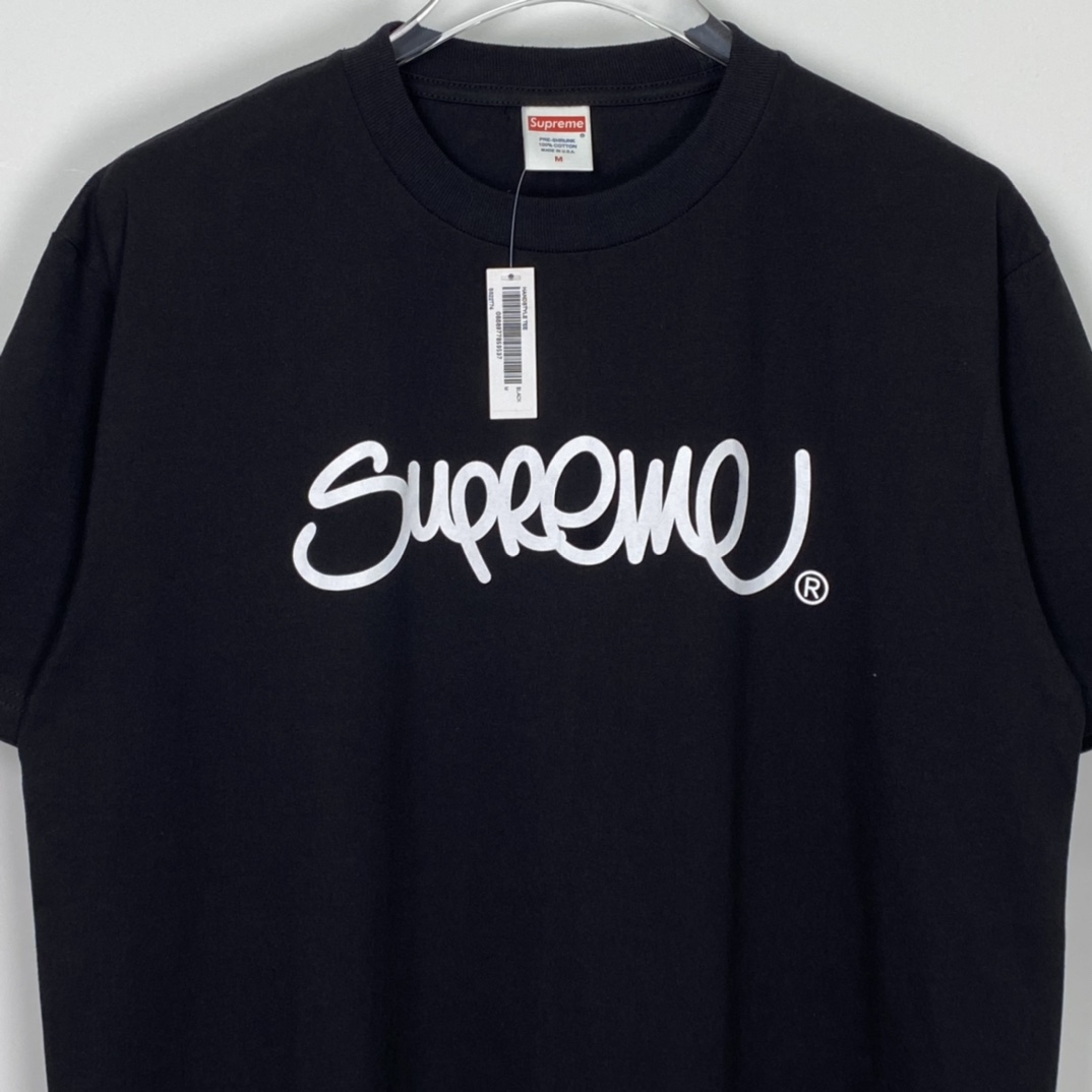 Supreme Handstyle Tee Black (SUP-SS22-989 ）