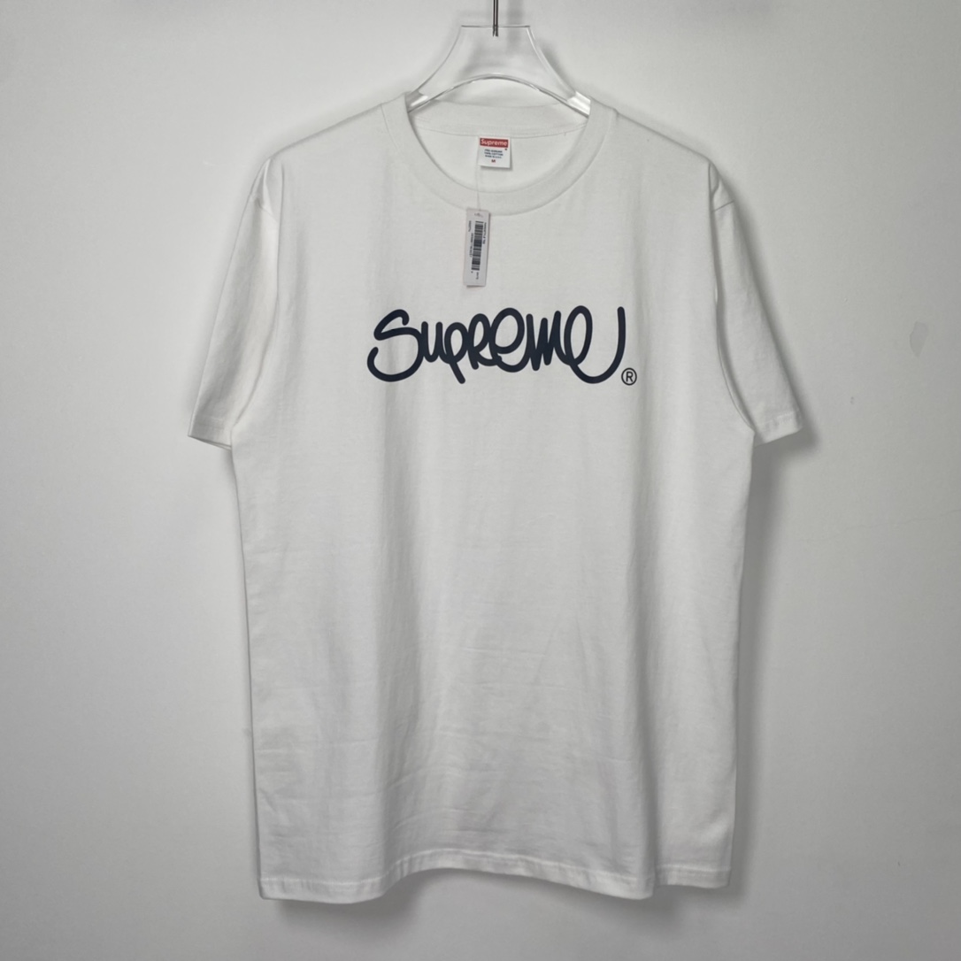 Supreme Handstyle Tee white(SUP-SS22-990）