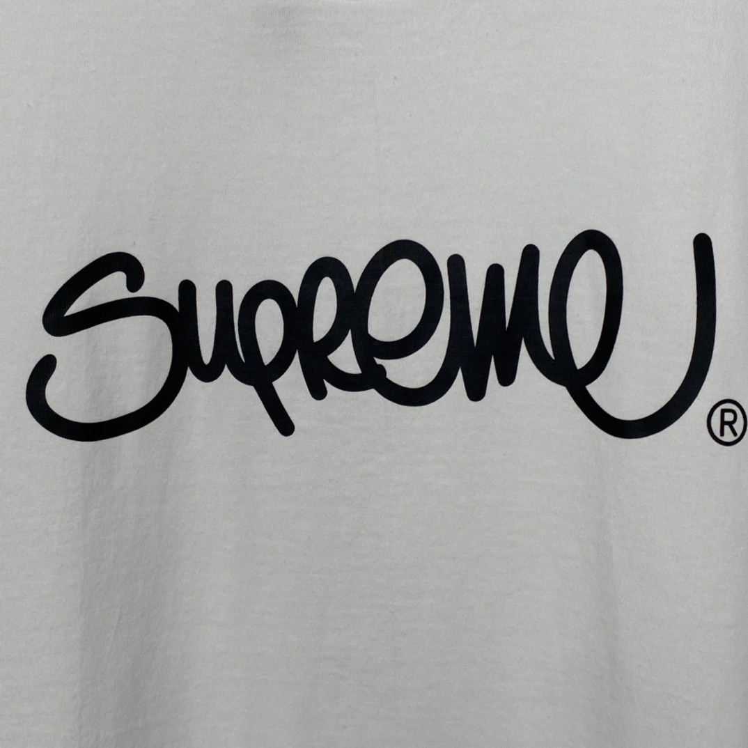 Supreme Handstyle Tee white(SUP-SS22-990）