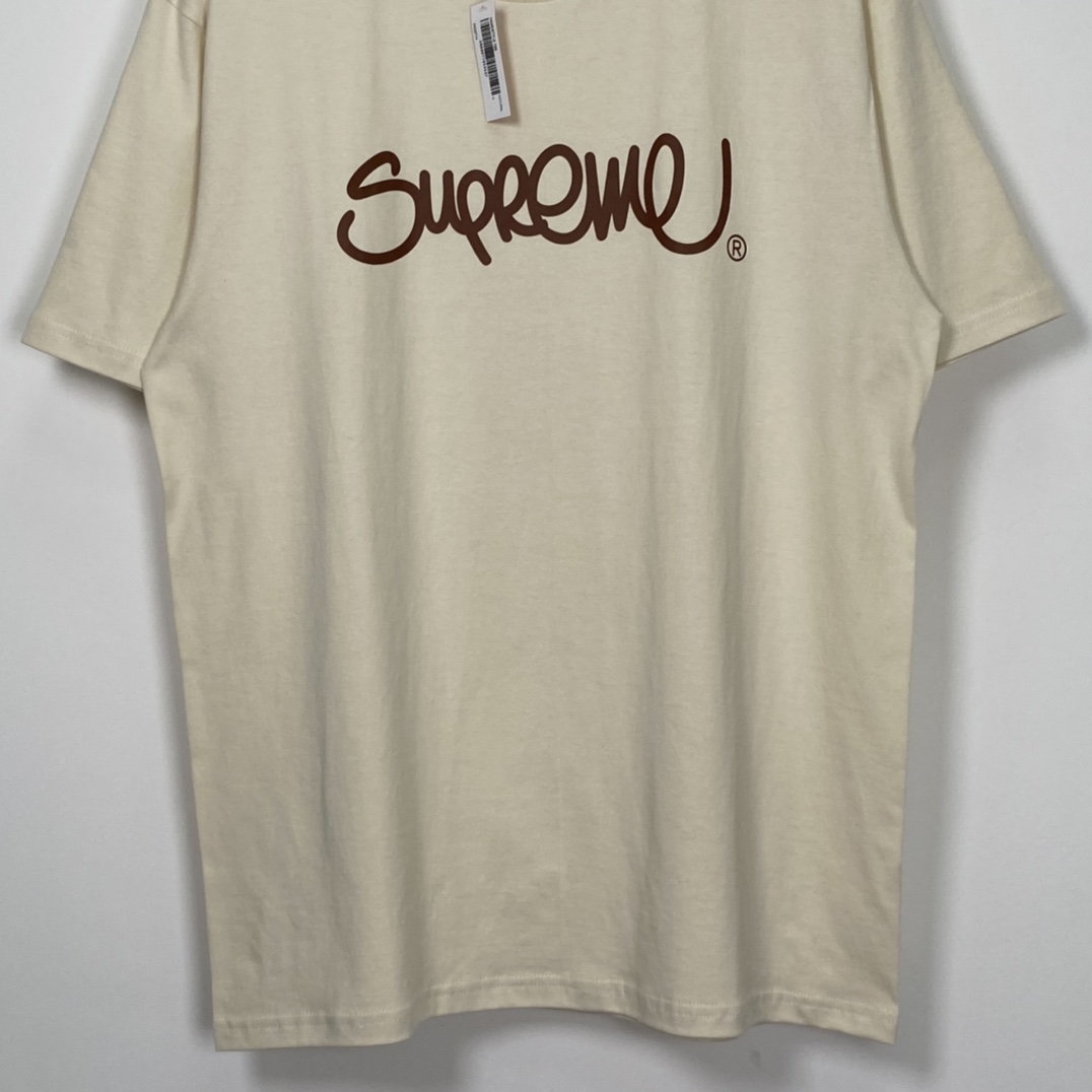 Supreme Handstyle Tee off white(SUP-SS22-992）